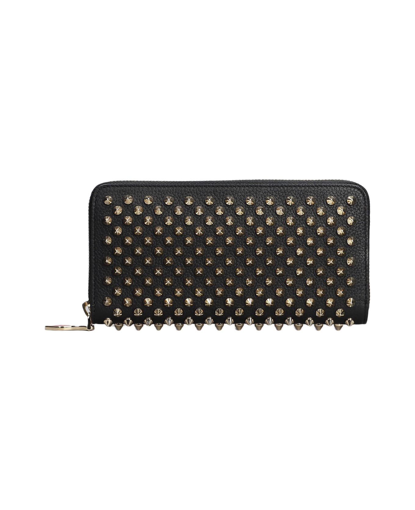 Christian Louboutin Panettone Wallet In Black Leather - Black 財布