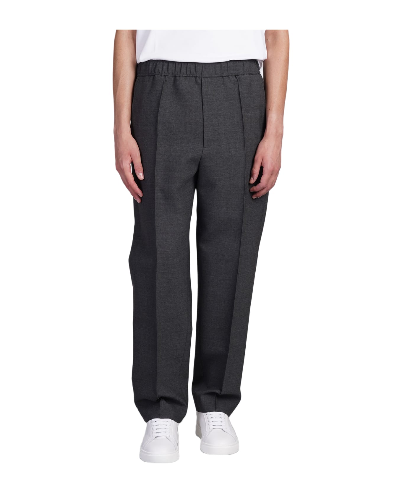 Lanvin Grey Wool Trousers | italist