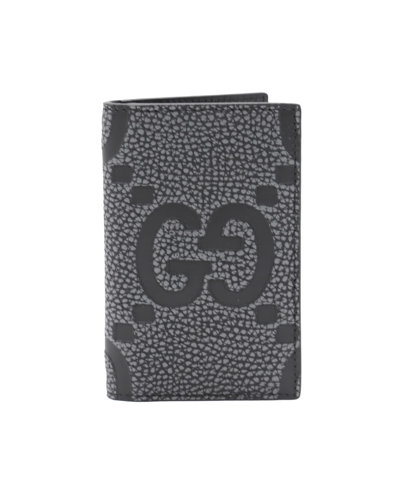 Gucci Grey Leather Card Holder - ELEPHANT