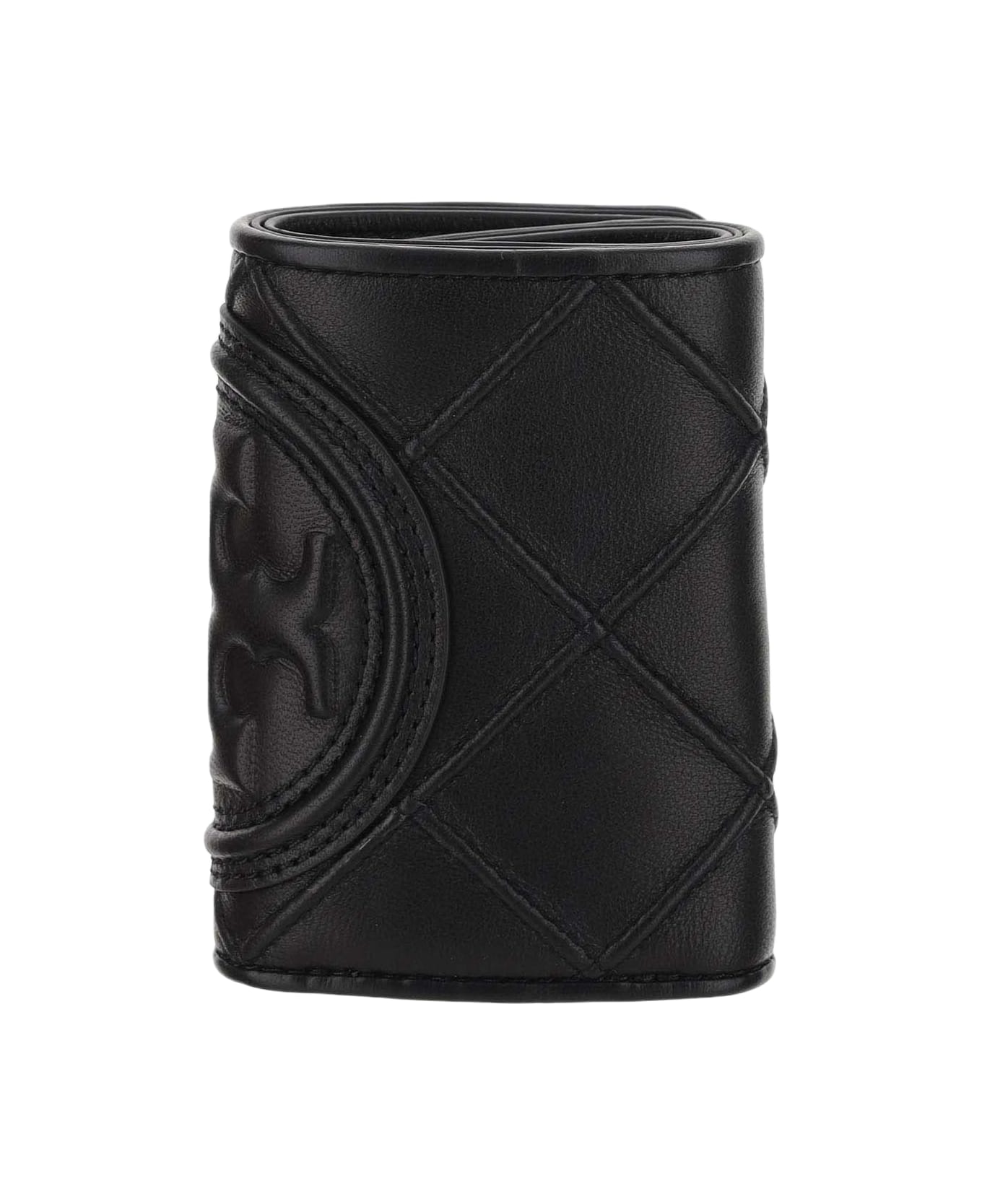 Tory Burch Fleming Soft Small Flap Wallet - Black