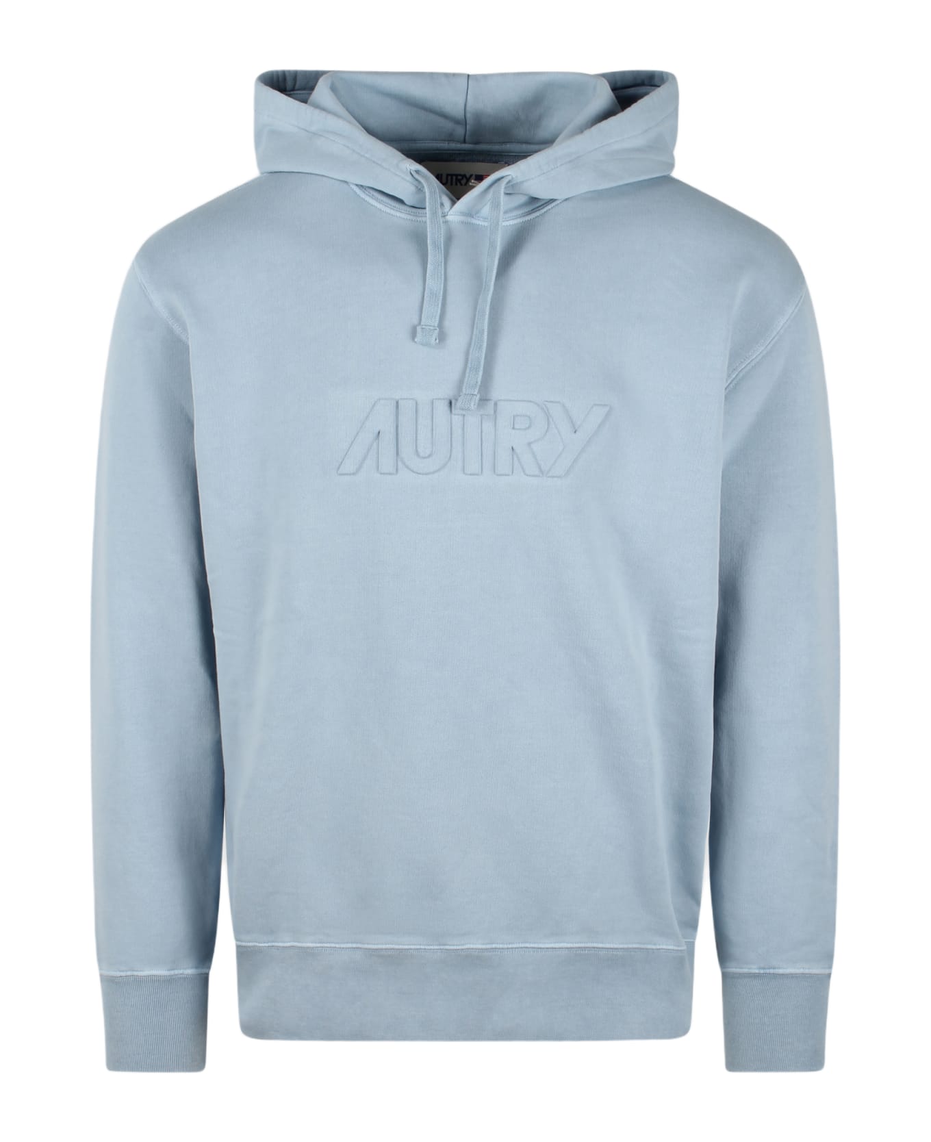 Autry Cotton Hooded Sweatshirt - Blue