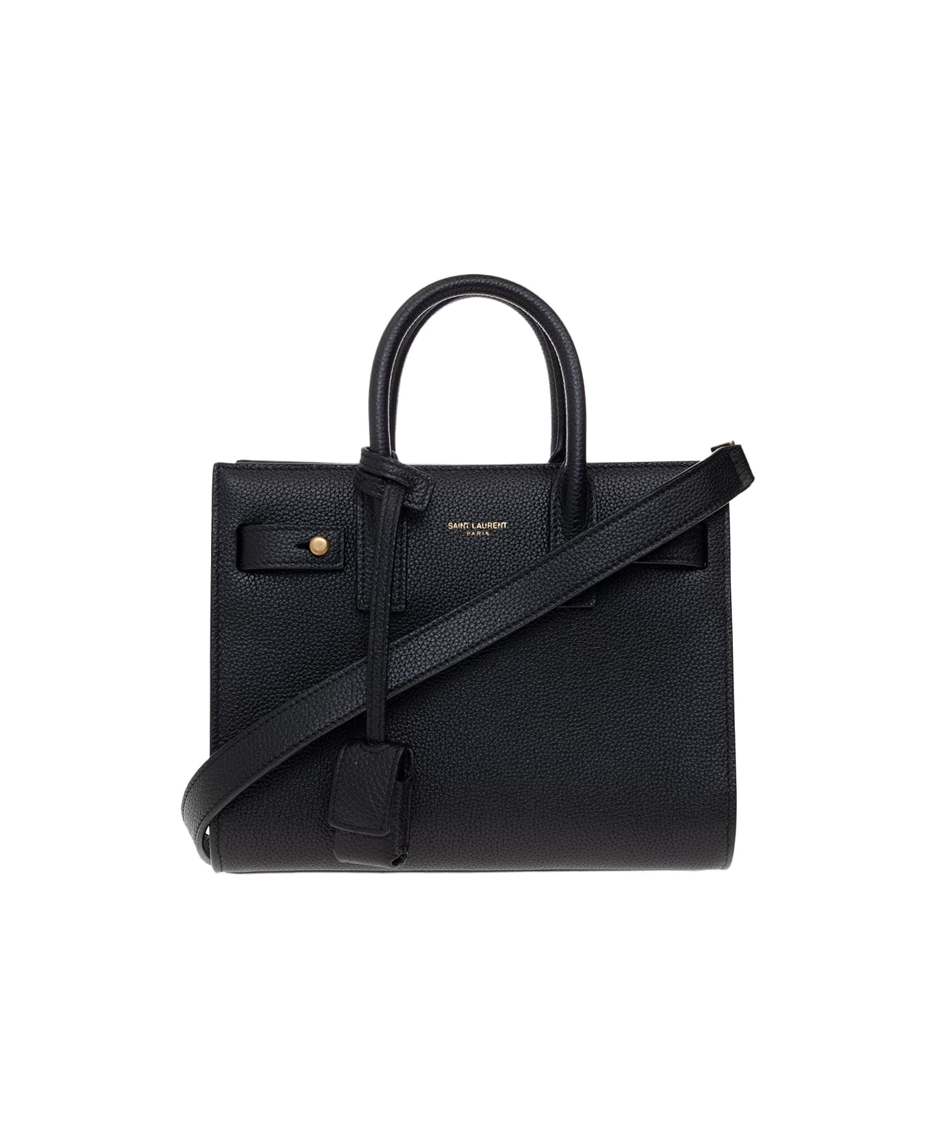 Saint Laurent 
sac Du Jour Nano
 Shoulder Bag - BLACK