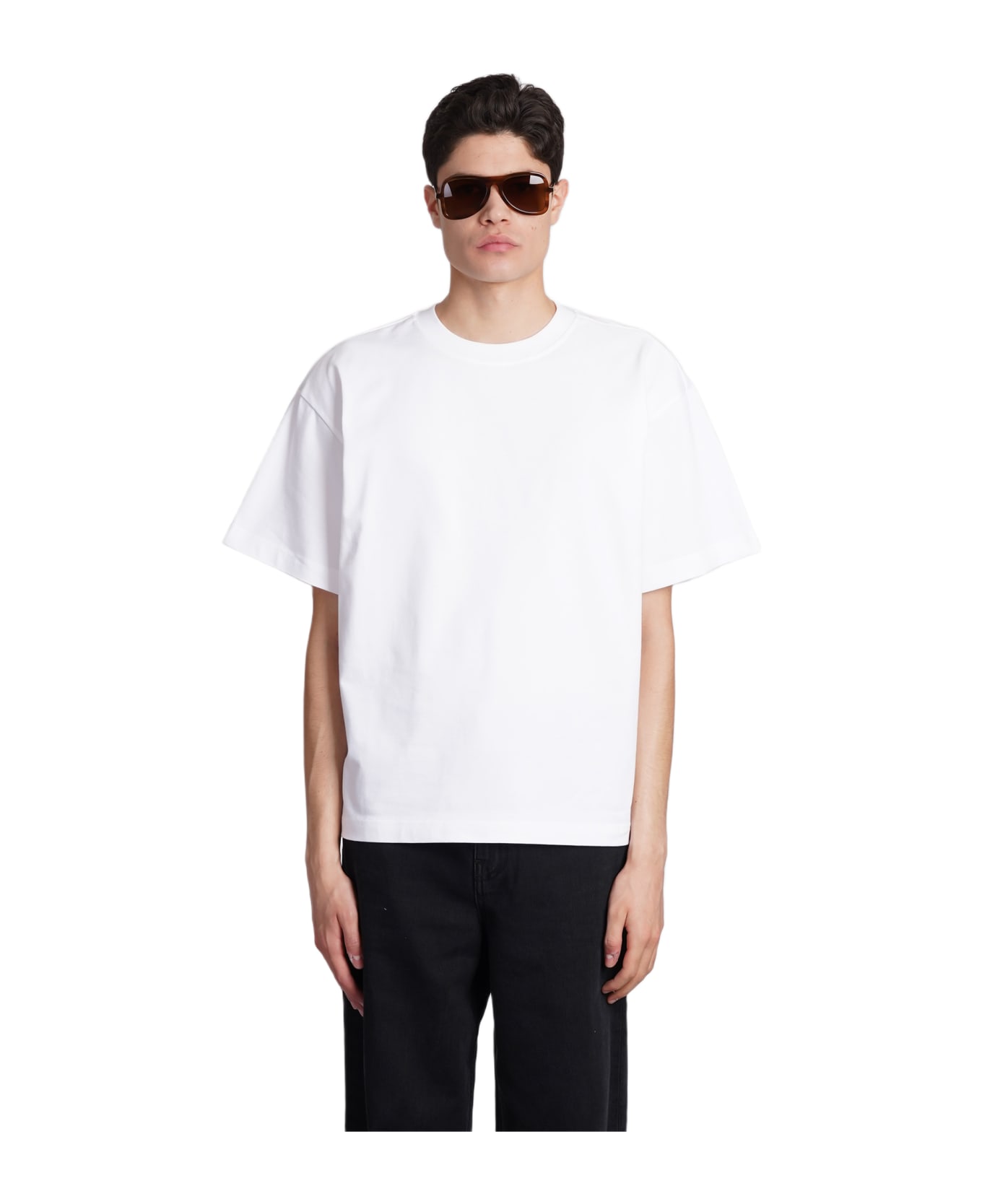 Séfr T-shirt In White Cotton - white シャツ