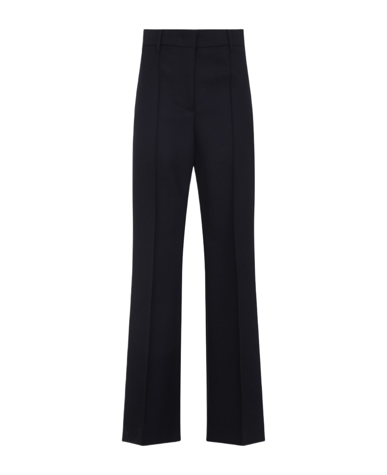 Prada Virgin Wool Pants - Bleu