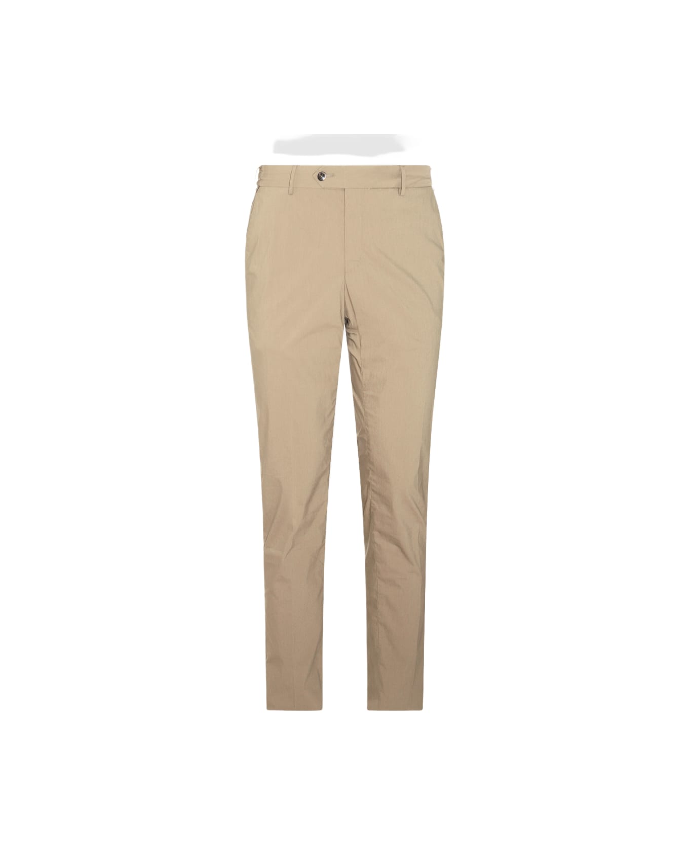 PT Torino Beige Cotton Pants - BEIGE FREDDO