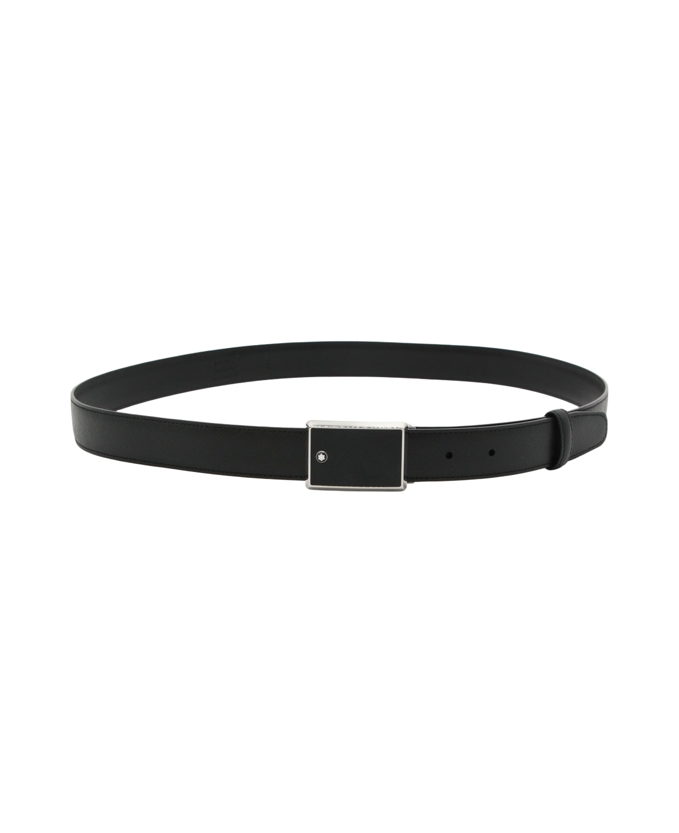 Montblanc Black Leather Belt