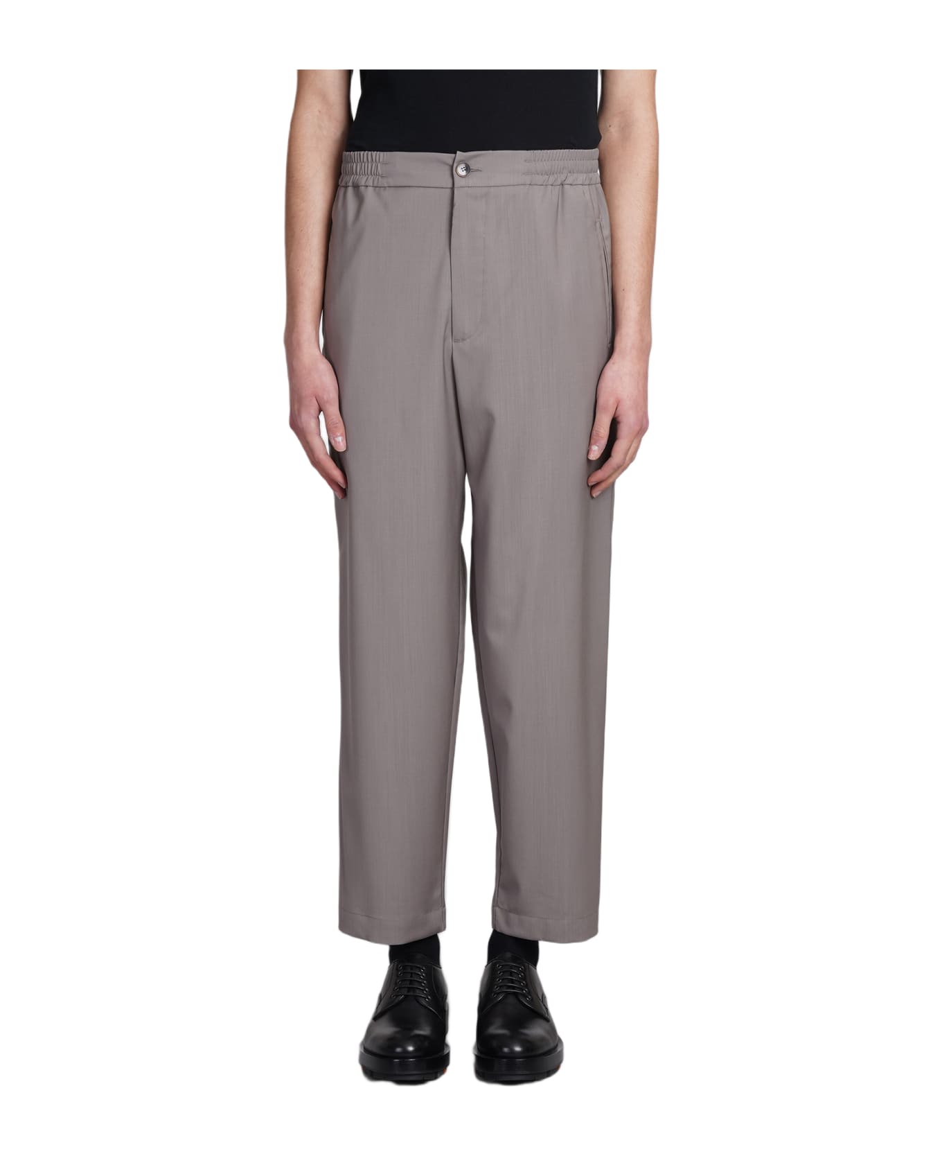 Barena Ameo Pants In Grey Wool - grey