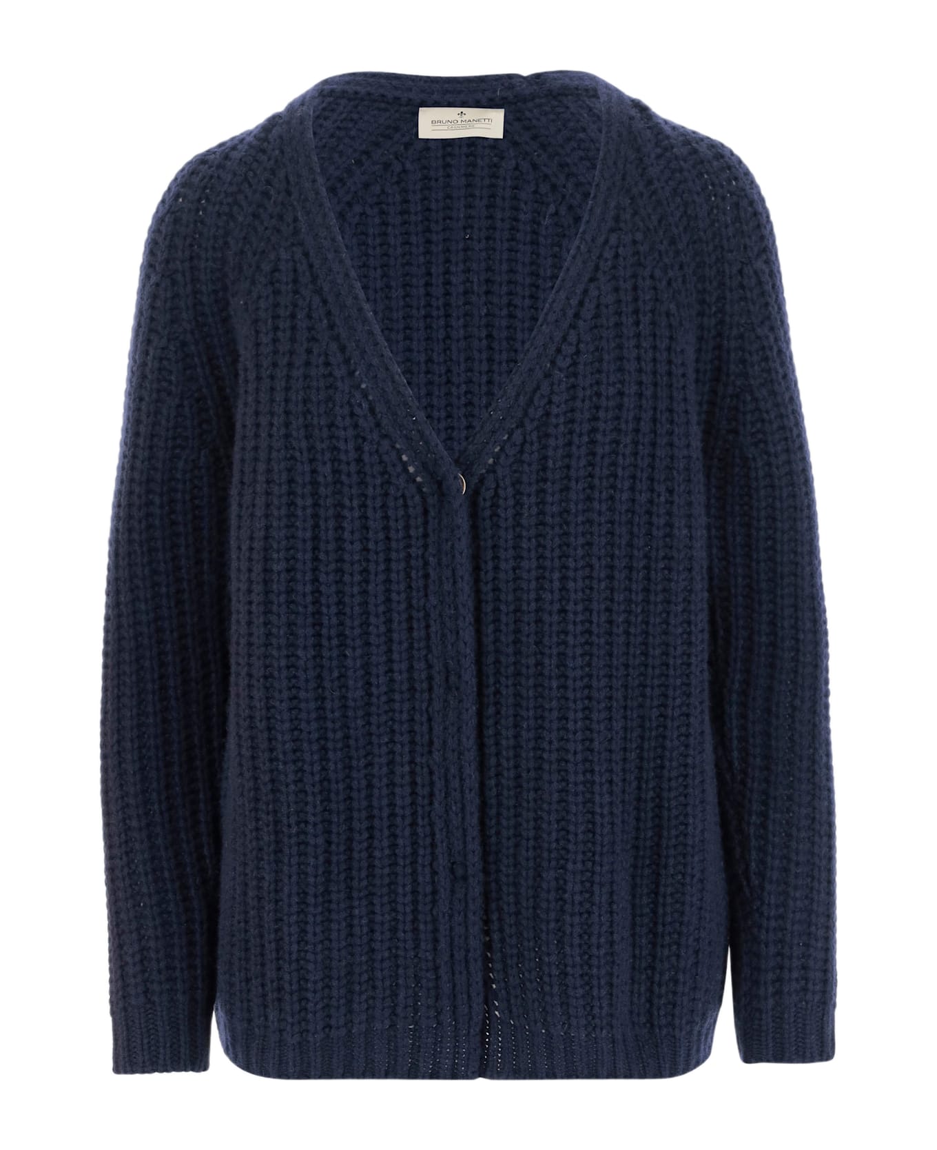 Bruno Manetti Cashmere Cardigan - Blue
