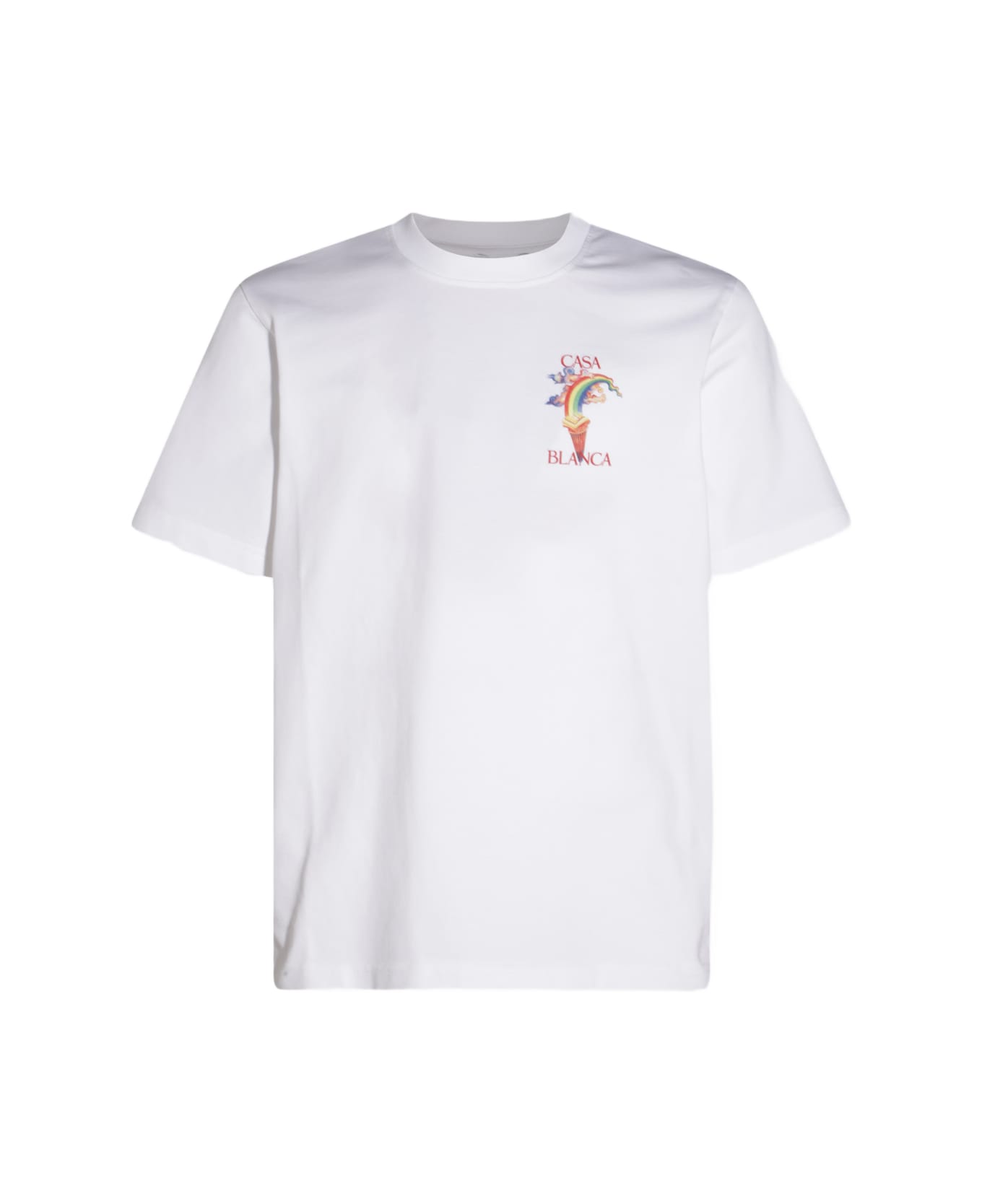 Casablanca White Cotton T-shirt - White