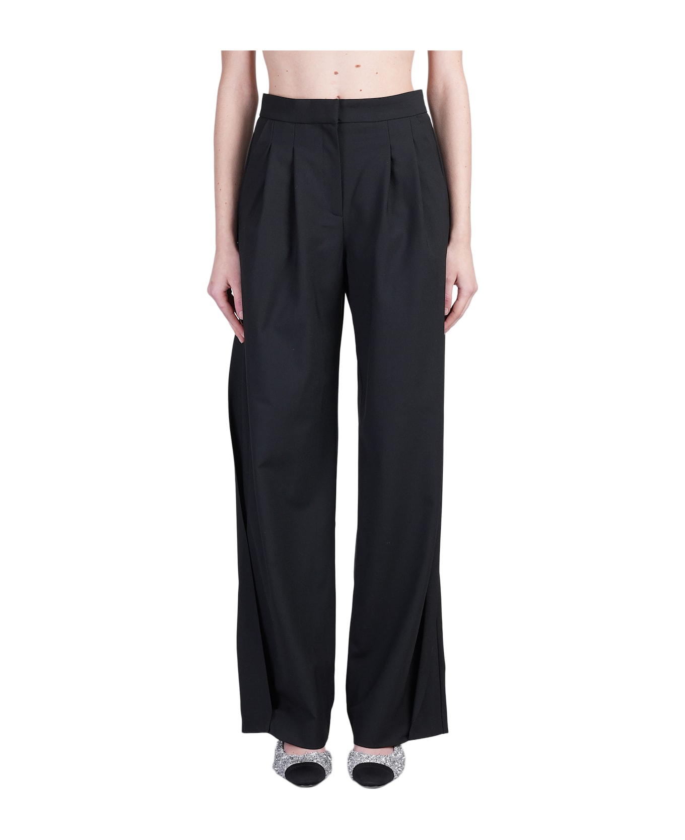 IRO Cirse Pants In Black Polyester - black