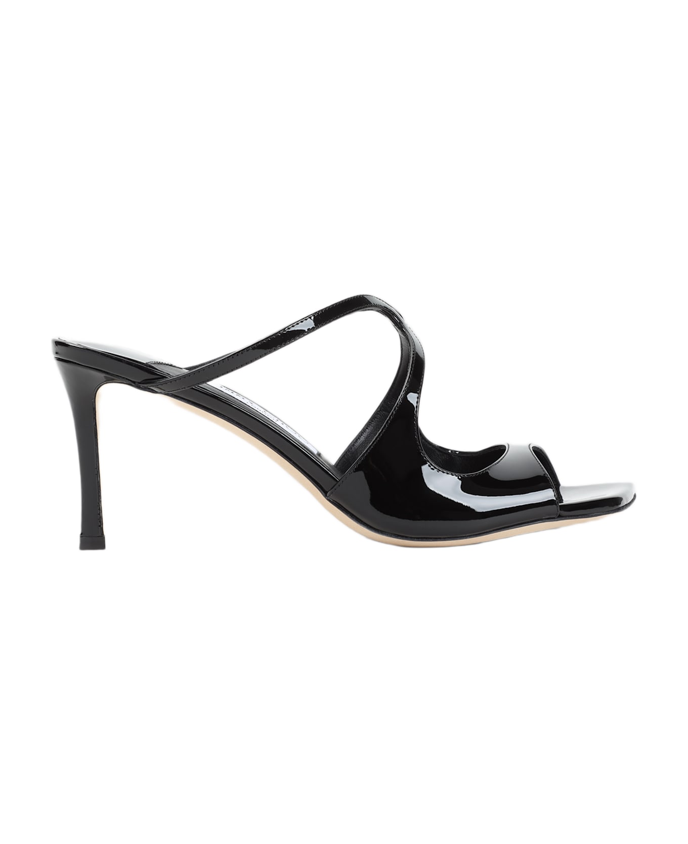 Jimmy Choo Anise 75 Mules - Black