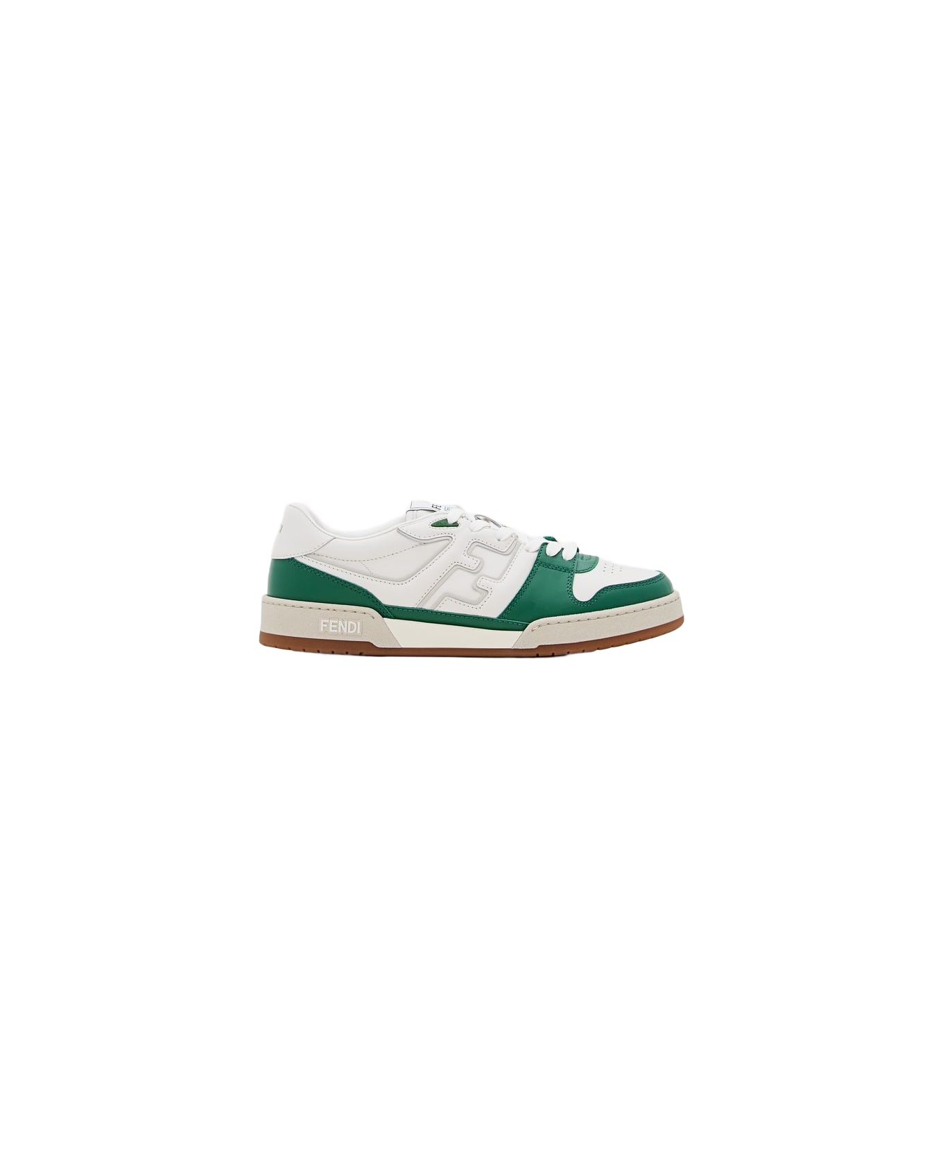 Fendi Match Low-top Sneakers - Emerald White Ice スニーカー