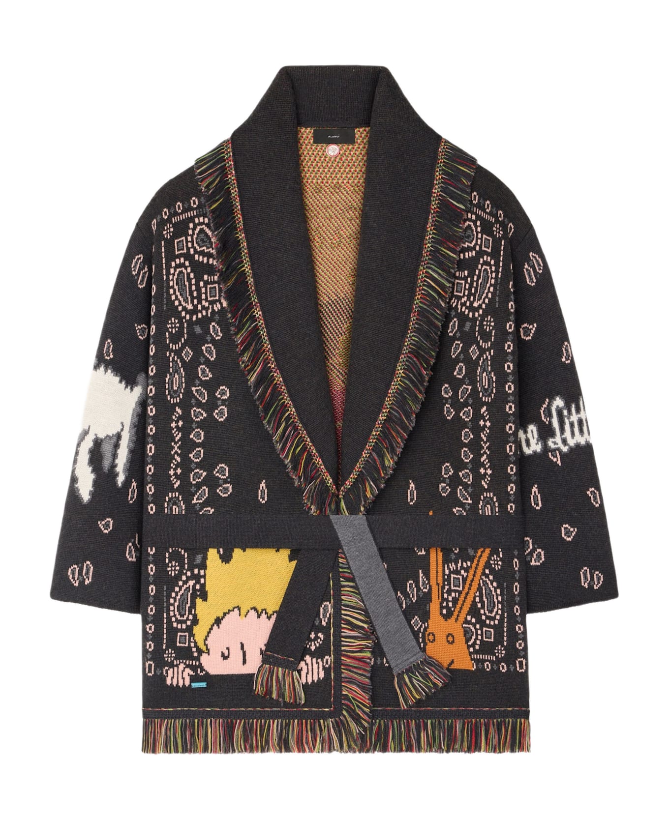 Alanui Cardigan Little Prince - Black