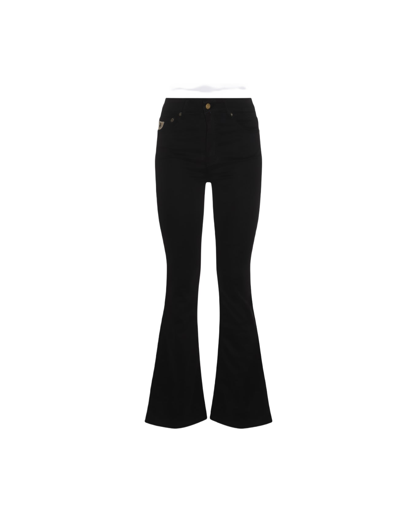 Lois Black Cotton Denim Jeans - Black