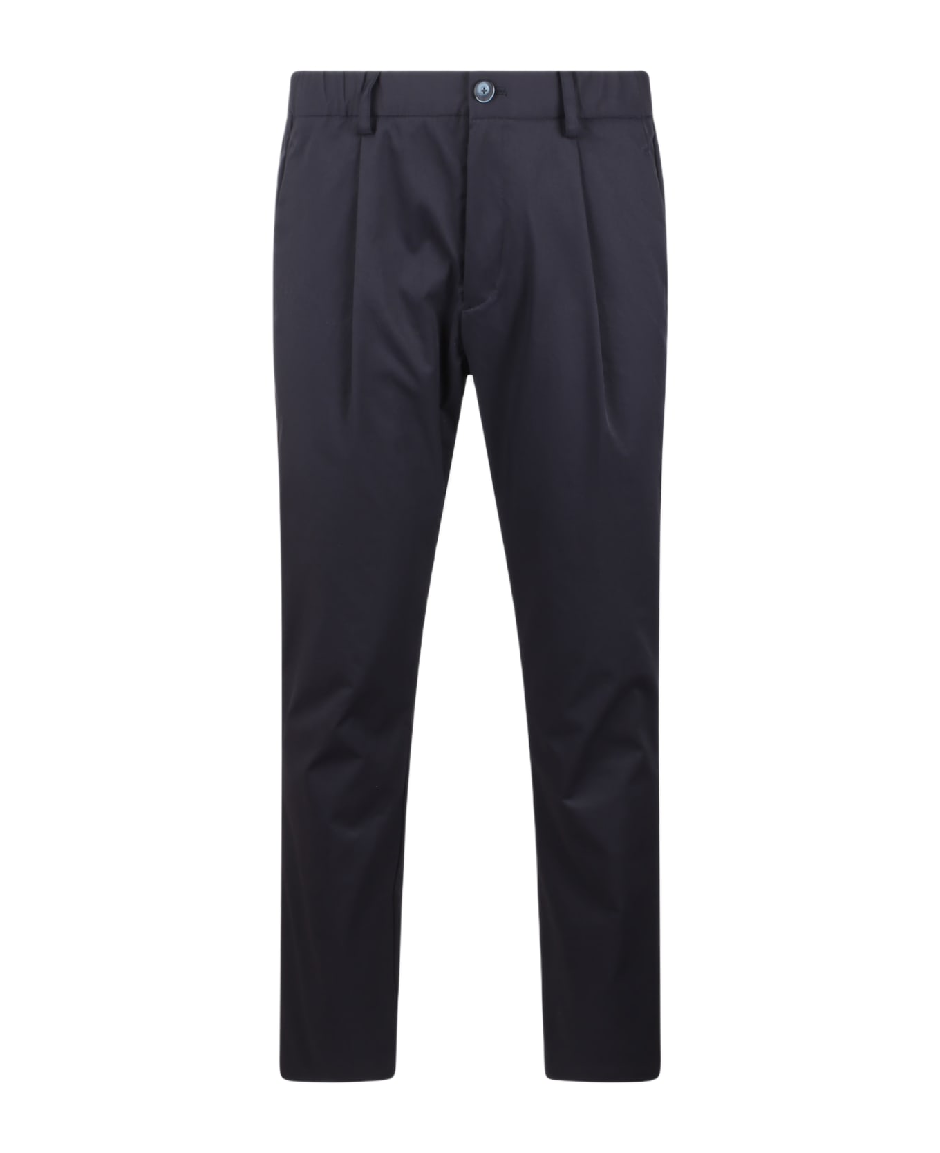 Herno Unwashed Lightweight Scuba Pants - Dark Blue
