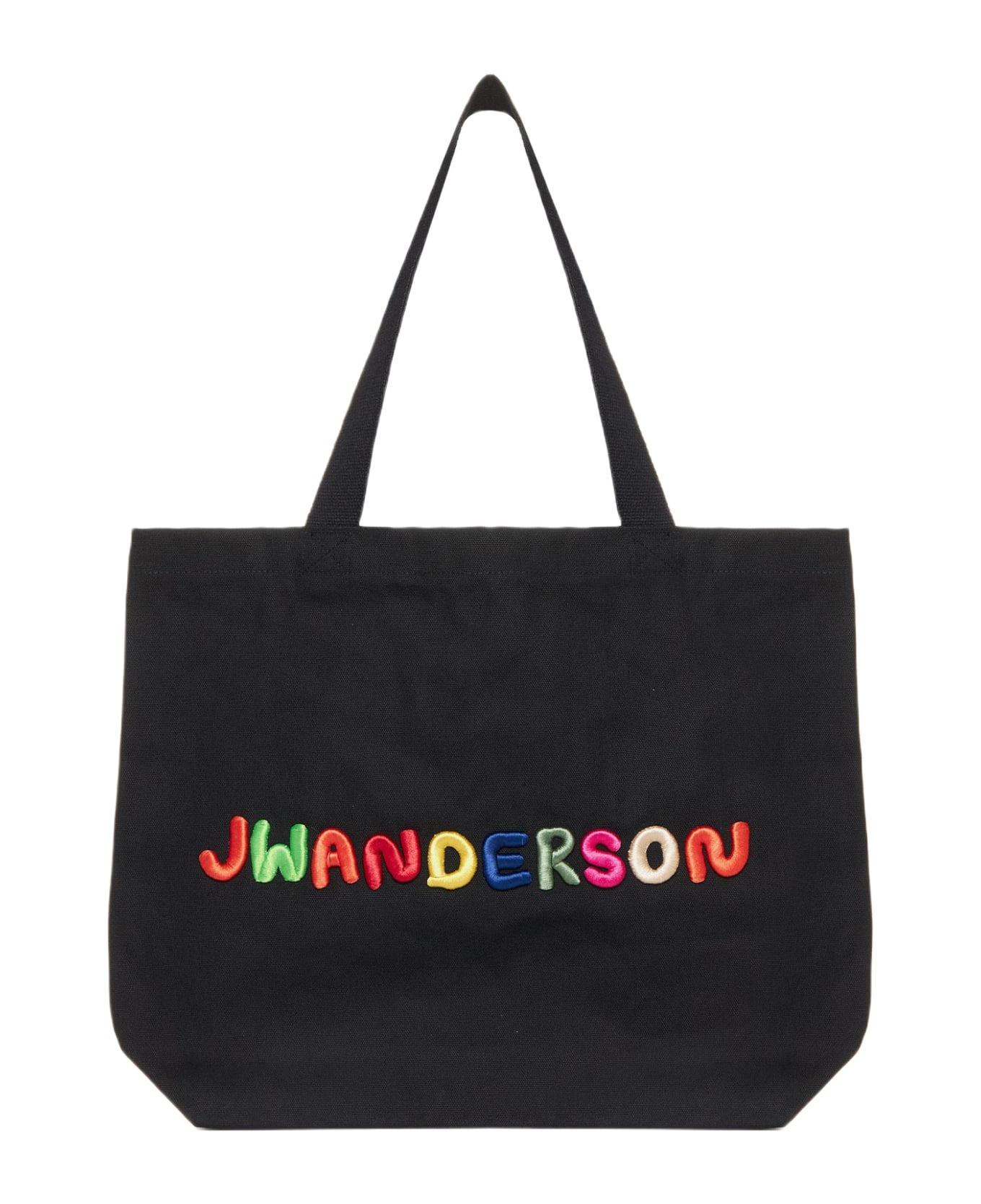 J.W. Anderson Logo Canvas Tote Bag - Black