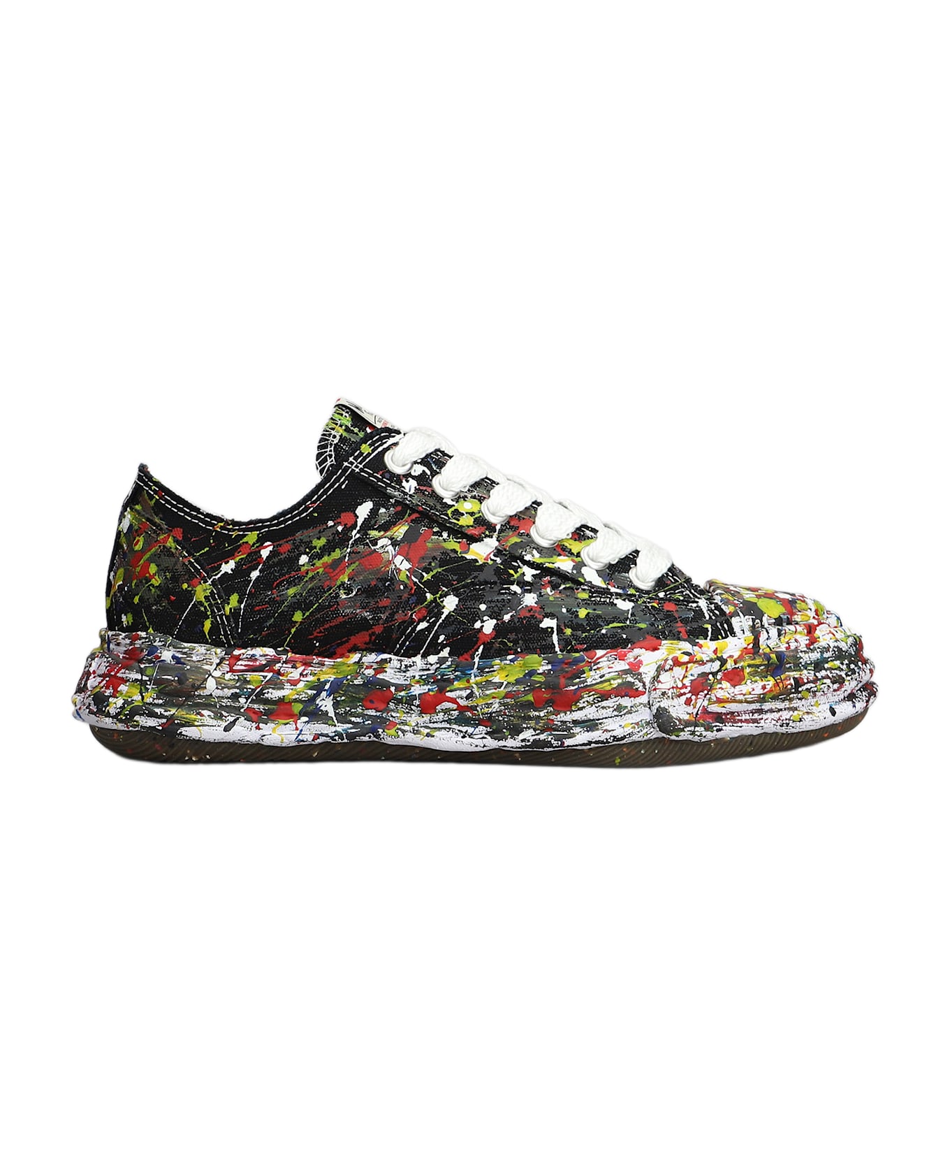 Mihara Yasuhiro Peterson 23 Sneakers In Black Cotton - black
