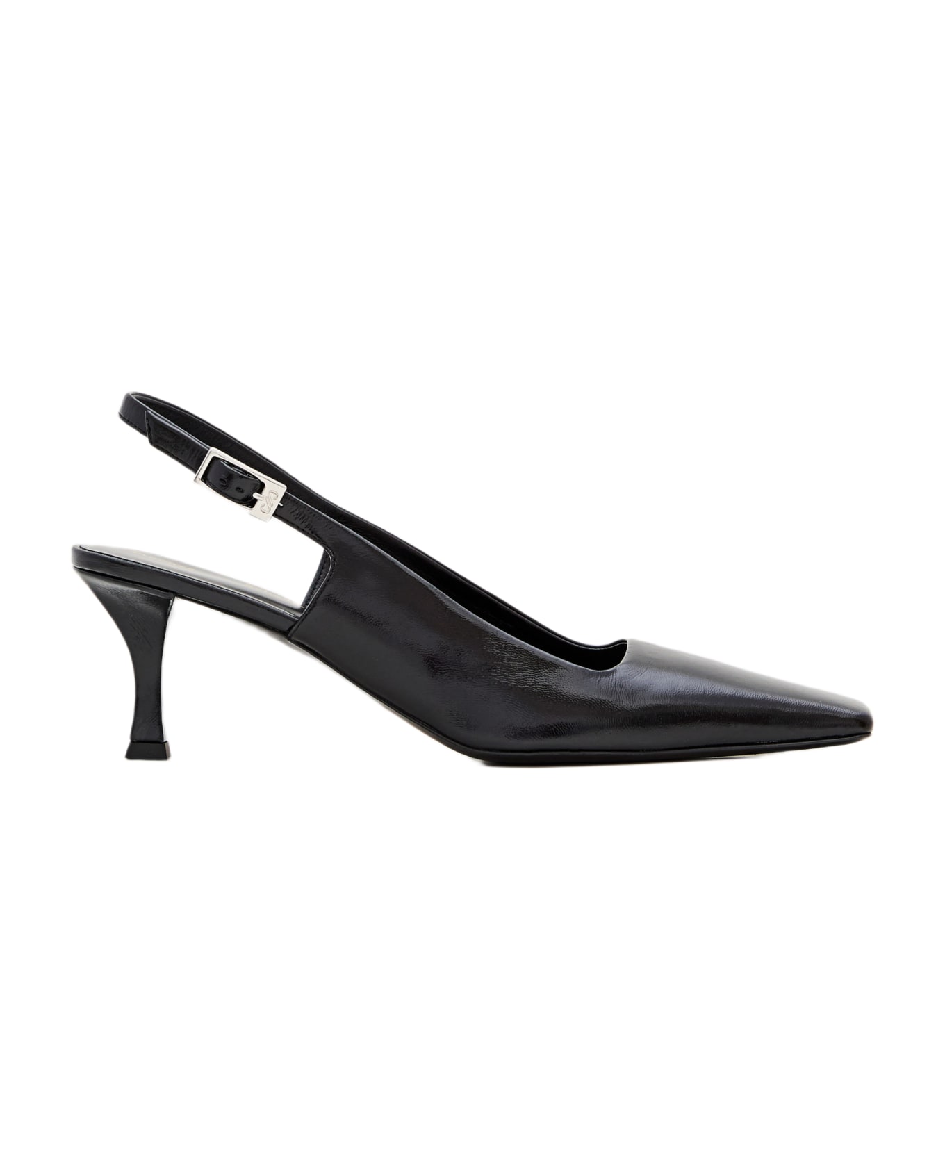 Proenza Schouler Trap Slingback Pumps - Black