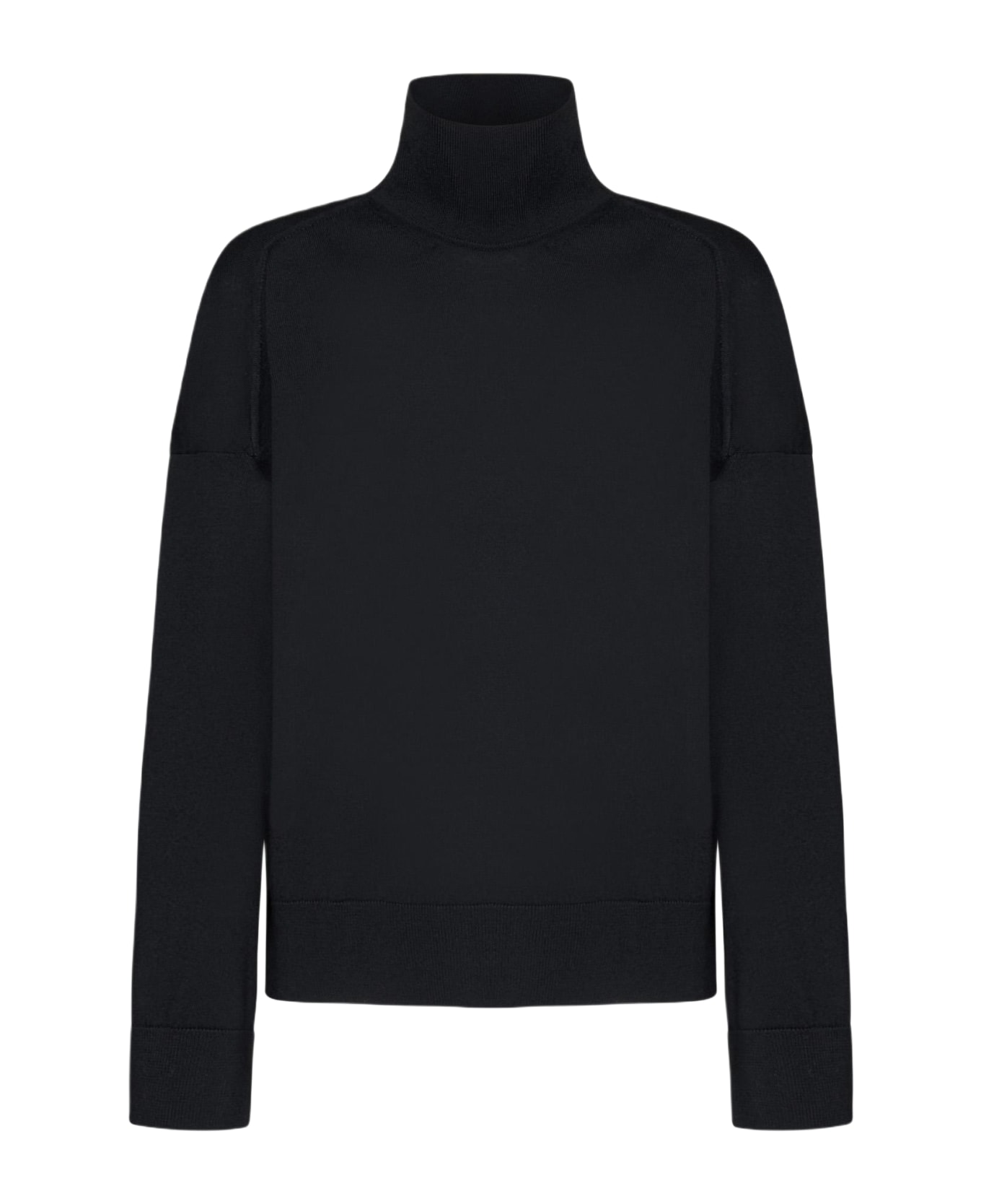 Bottega Veneta Wool Oversize Sweater - Black フリース