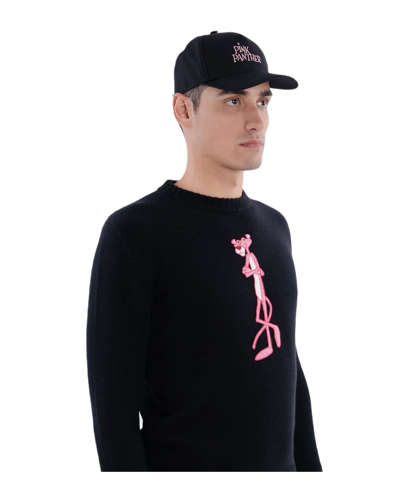 Larusmiani Baseball Cap 'pink Panther' Hat - Black