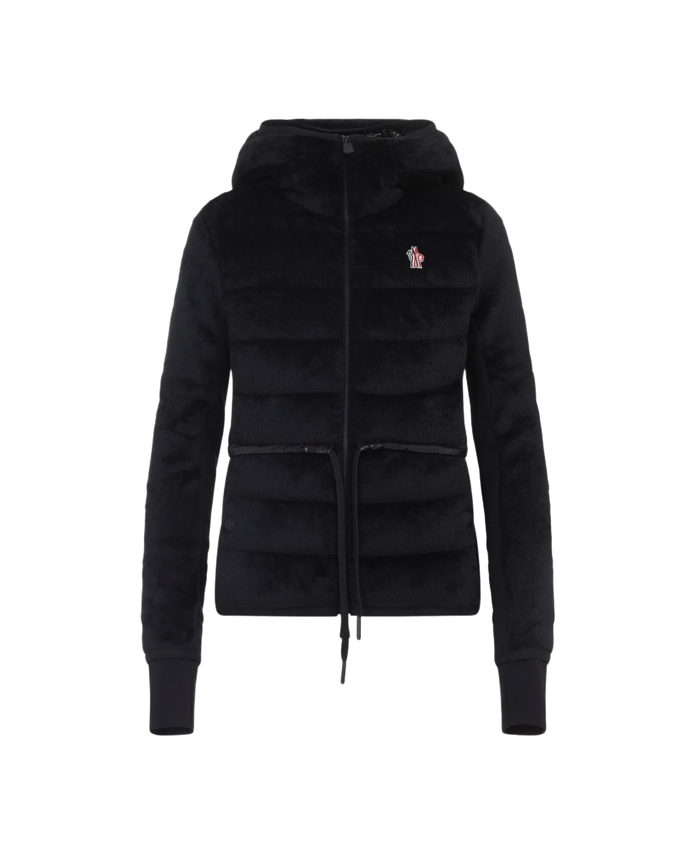 Moncler Grenoble Zip Up Cardigan Jacket - Black