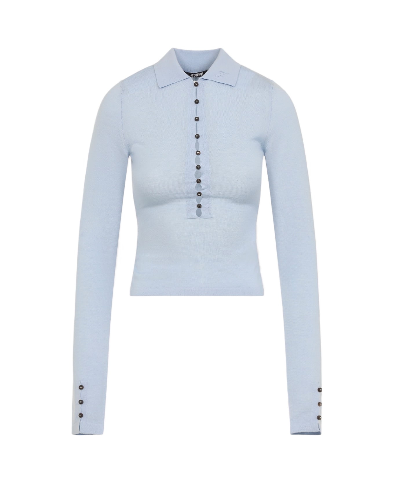 Jacquemus The Merino Polo - Blue