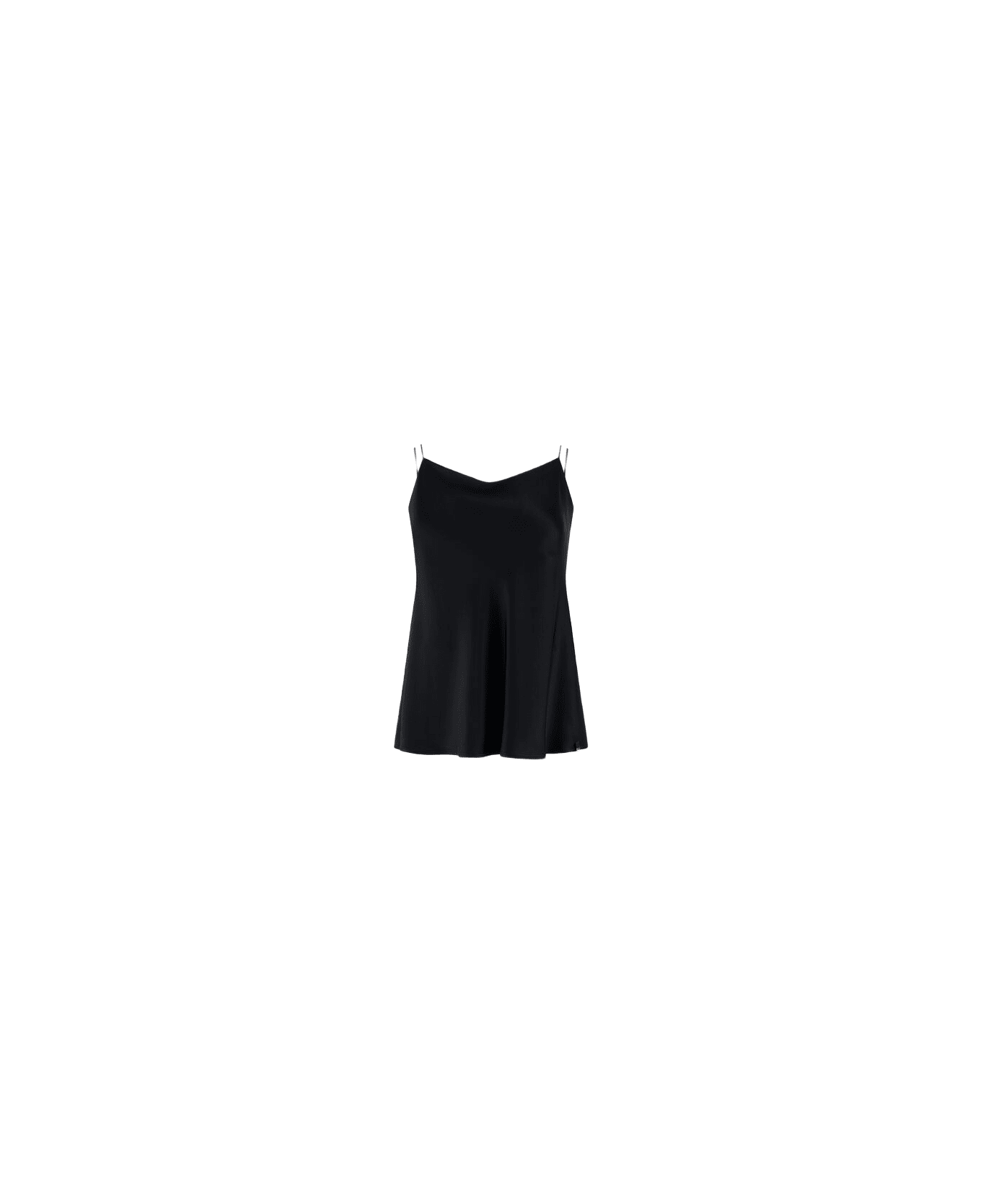 Herno Top Satin Effect - Nero