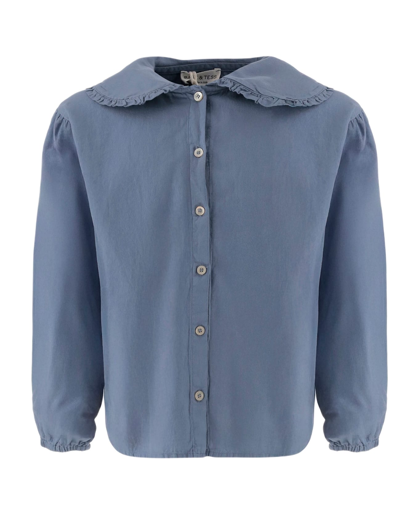 Babe 
Tess Cotton Shirt - Light Blue