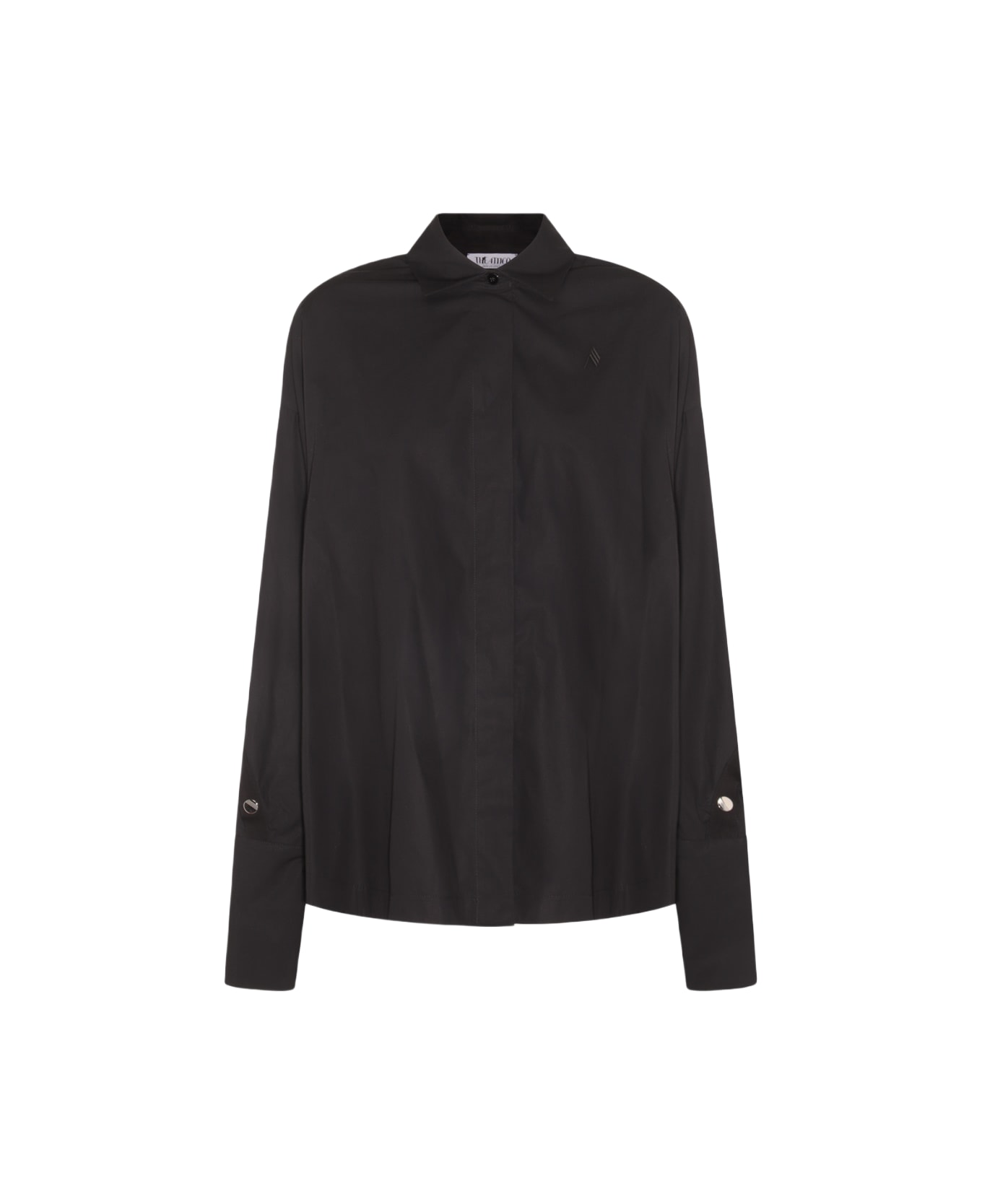 The Attico Black Cotton Shirt - Black