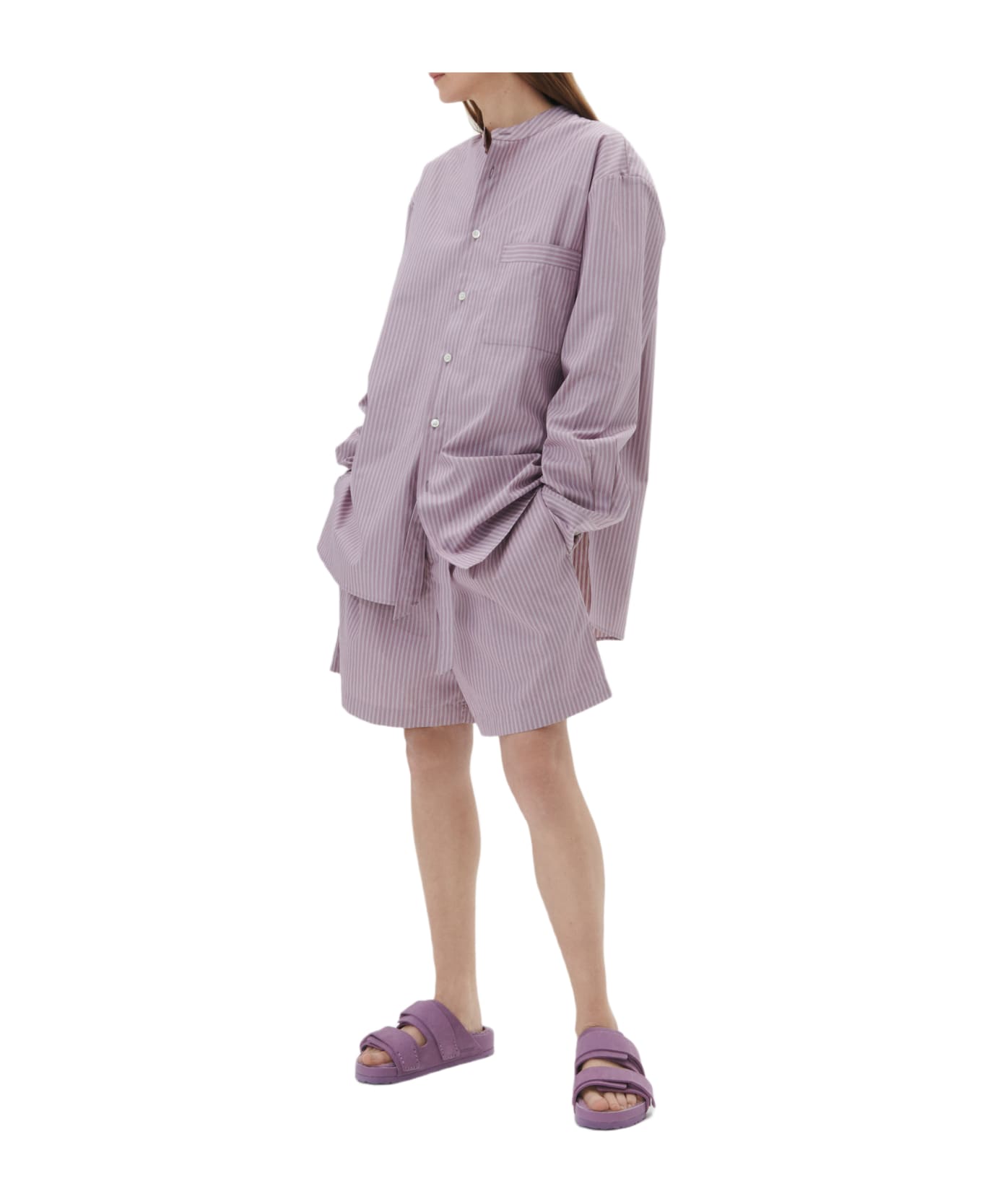 Birkenstock Poplin Pyjamas Shirt - LILAC