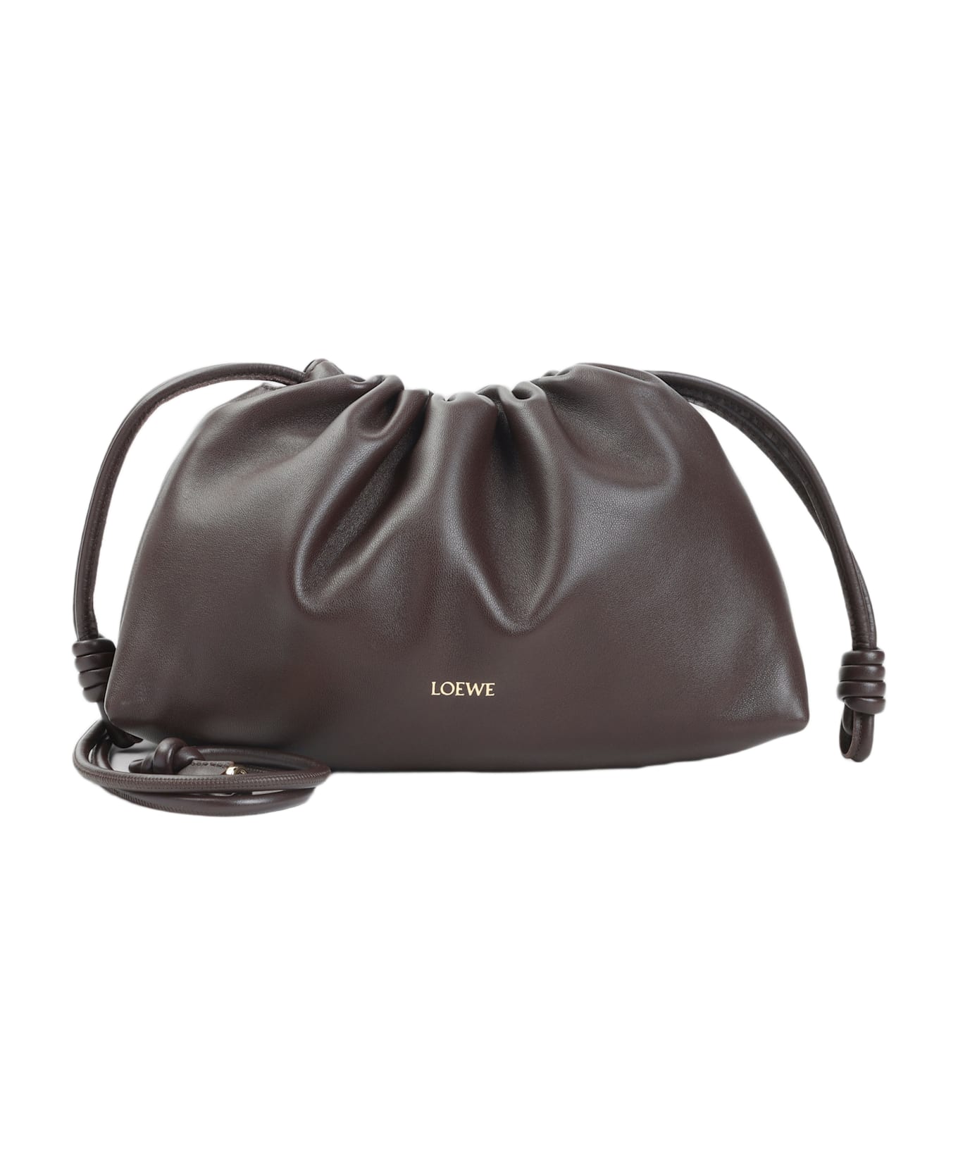 Loewe Flamenco Medium Purse - DARK BROWNIE