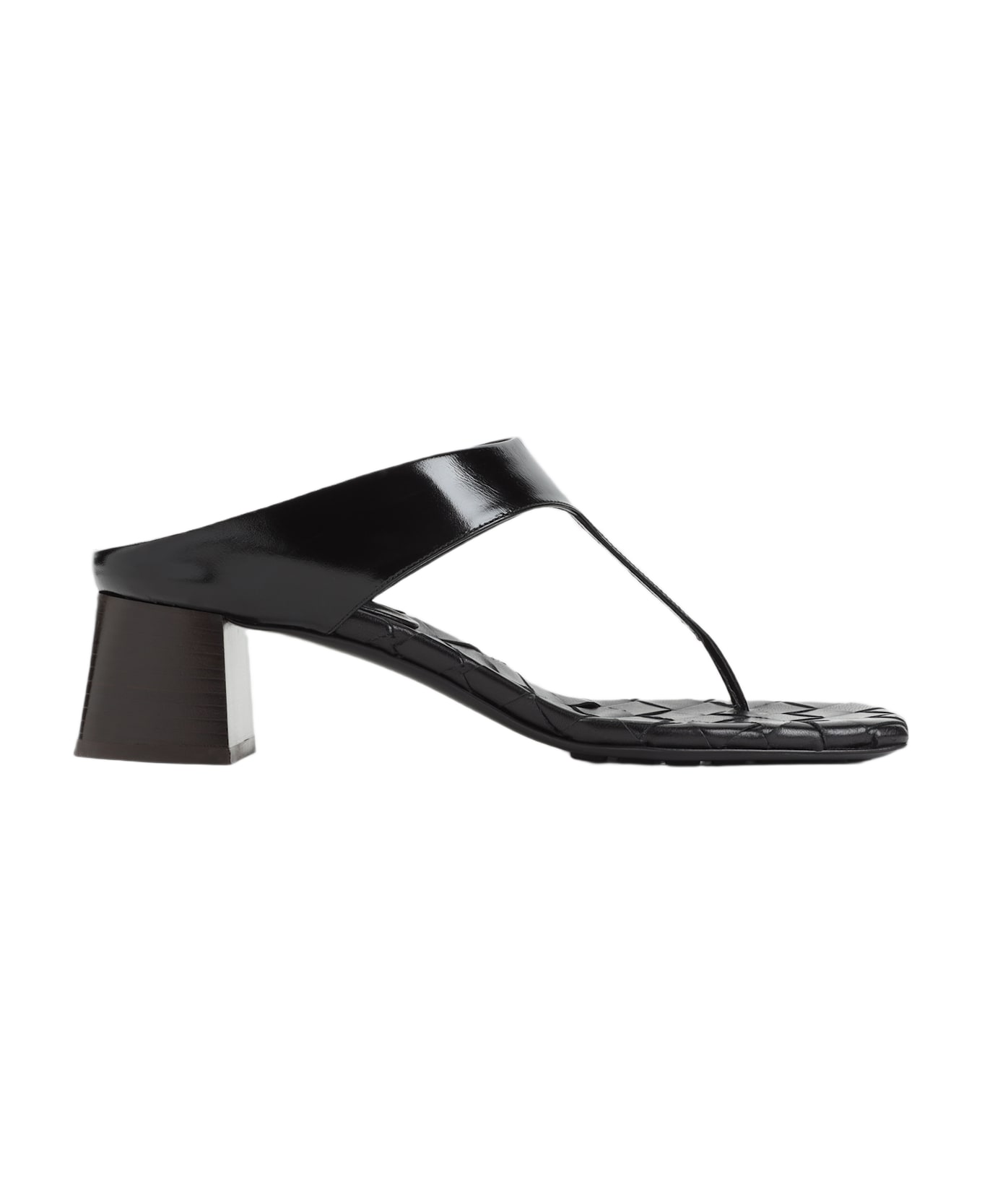 Bottega Veneta Thong Sandal - Black サンダル