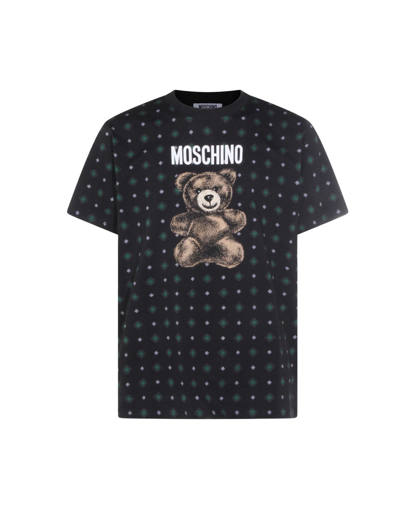 Moschino Black Cotton T-shirt - Black