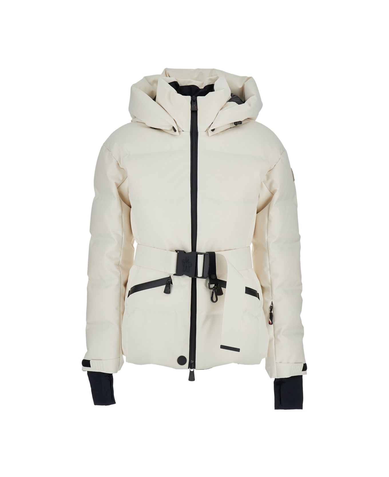 Moncler Down Padded Ski Jacket - Beige