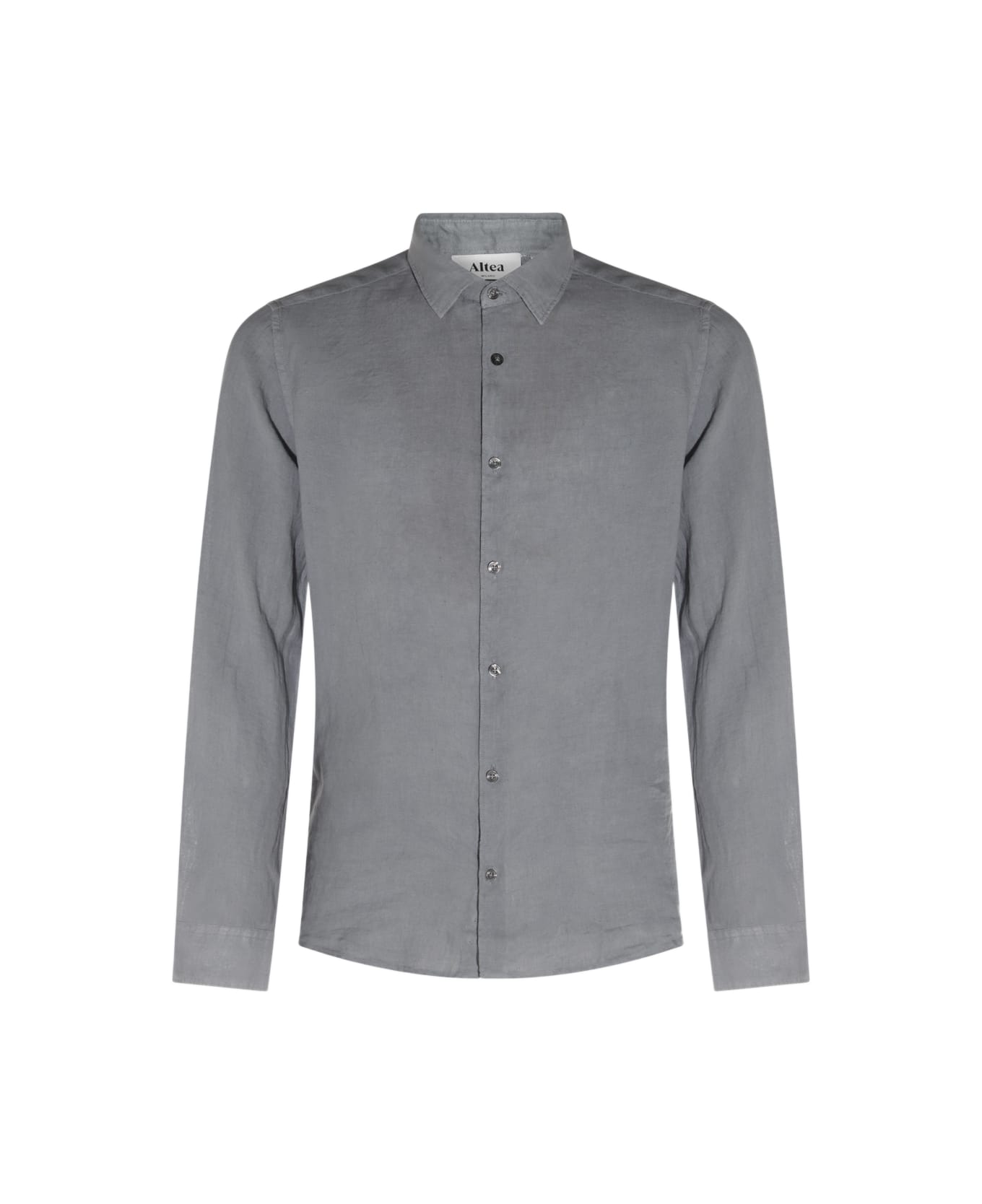 Altea Blue Denim Linen Shirt - Denim