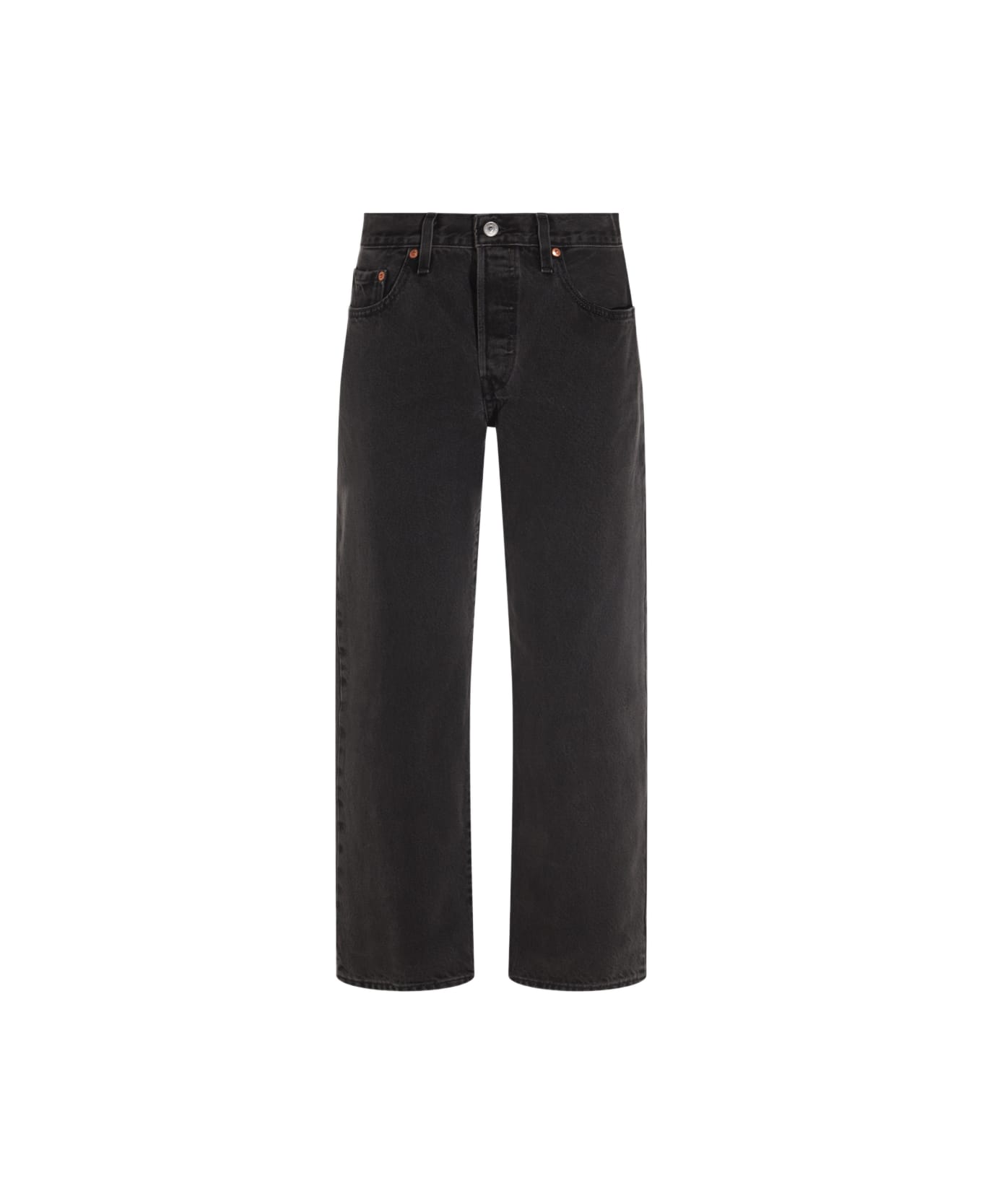 Levi
s Black Cotton 501 Jeans