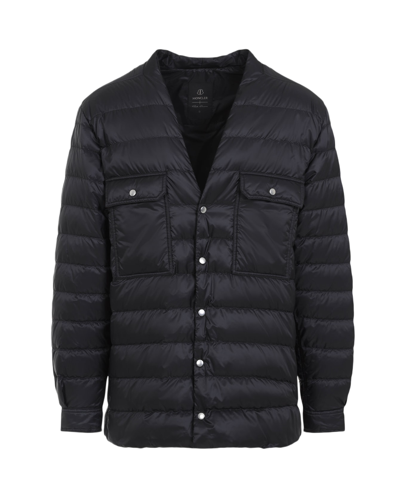 Moncler + Rick Owens Mu02d2f01outershirt - Black
