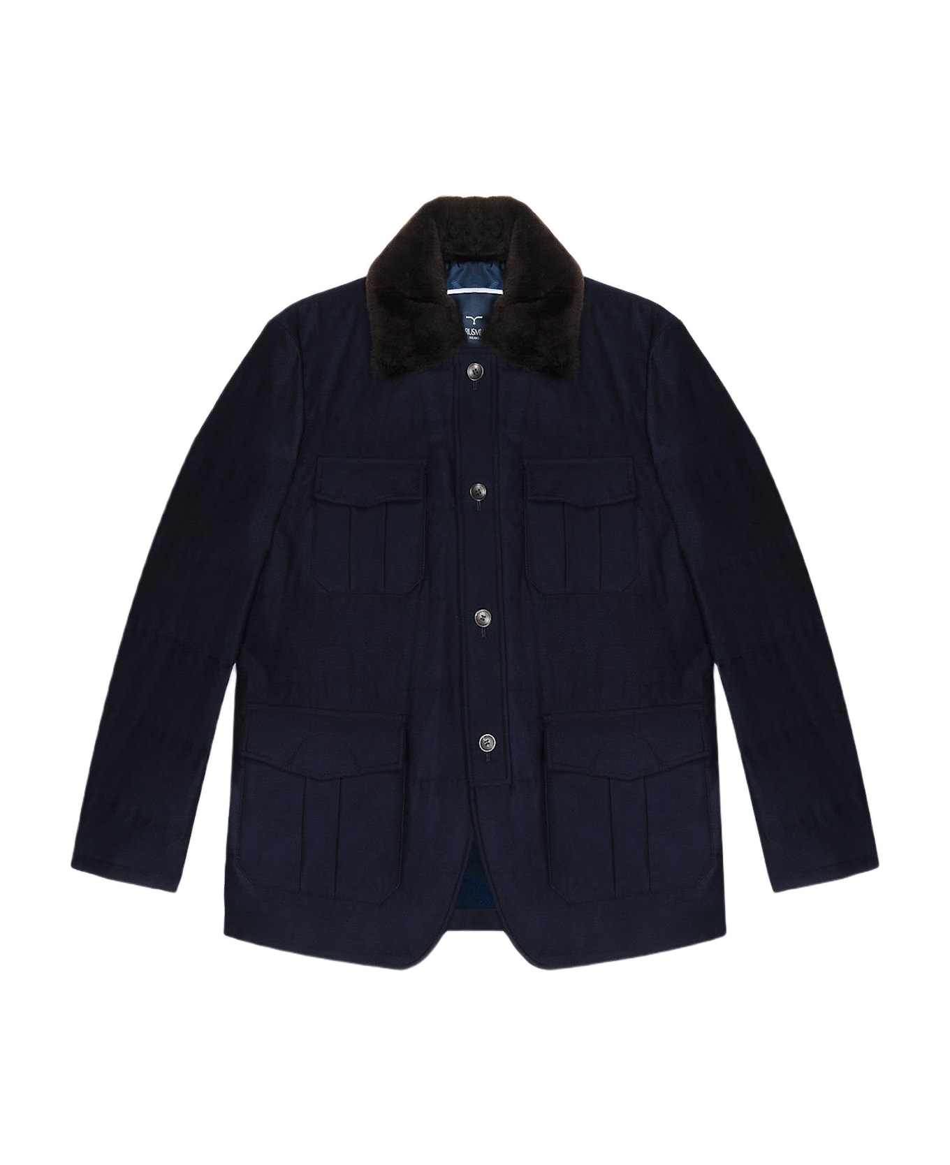 Larusmiani Quilted Jacket Down Jacket - Blue