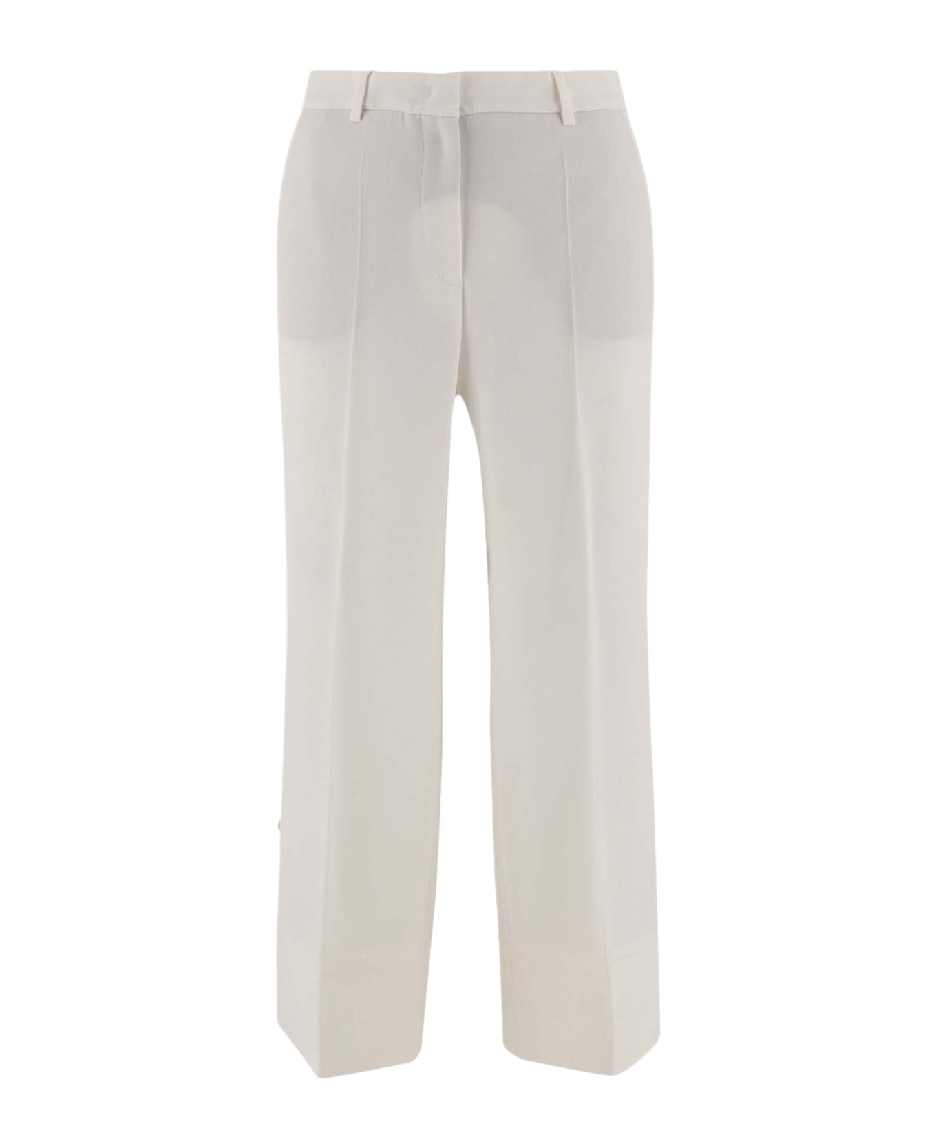 Alberto Biani Technical Jersey Pants - White