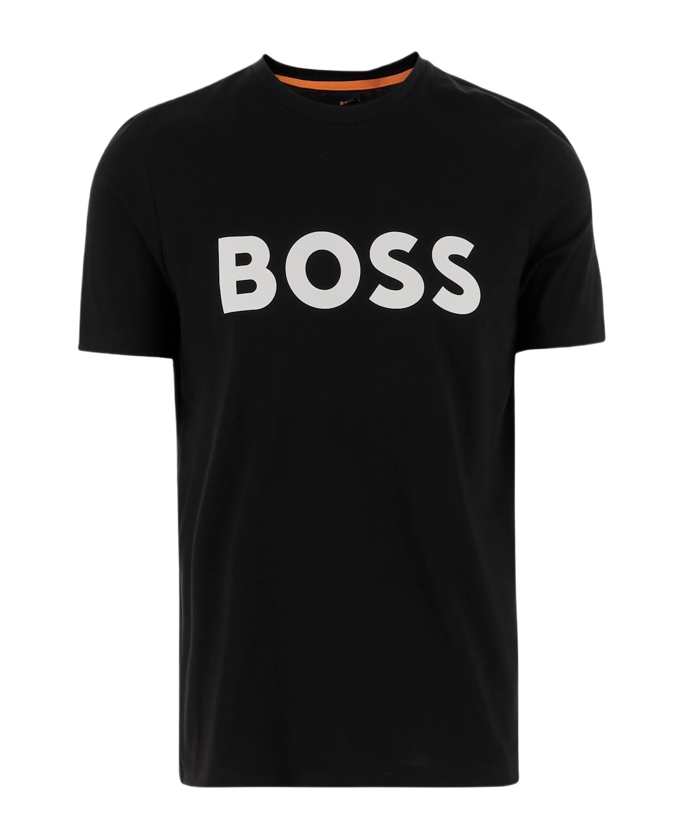 Hugo Boss Cotton T-shirt With Logo - Black