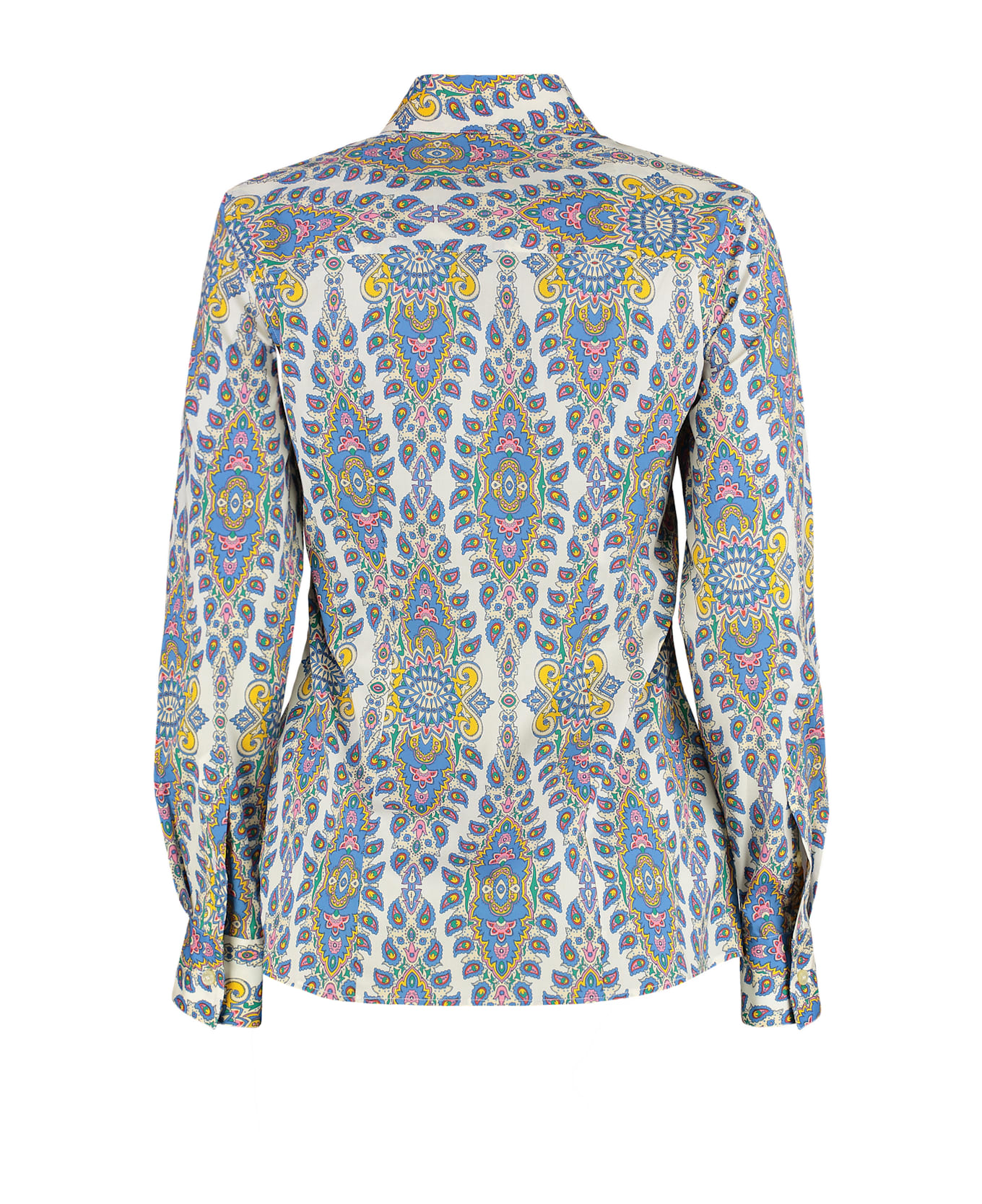 Etro Printed Cotton Poplin Shirt - MULTICOLOR
