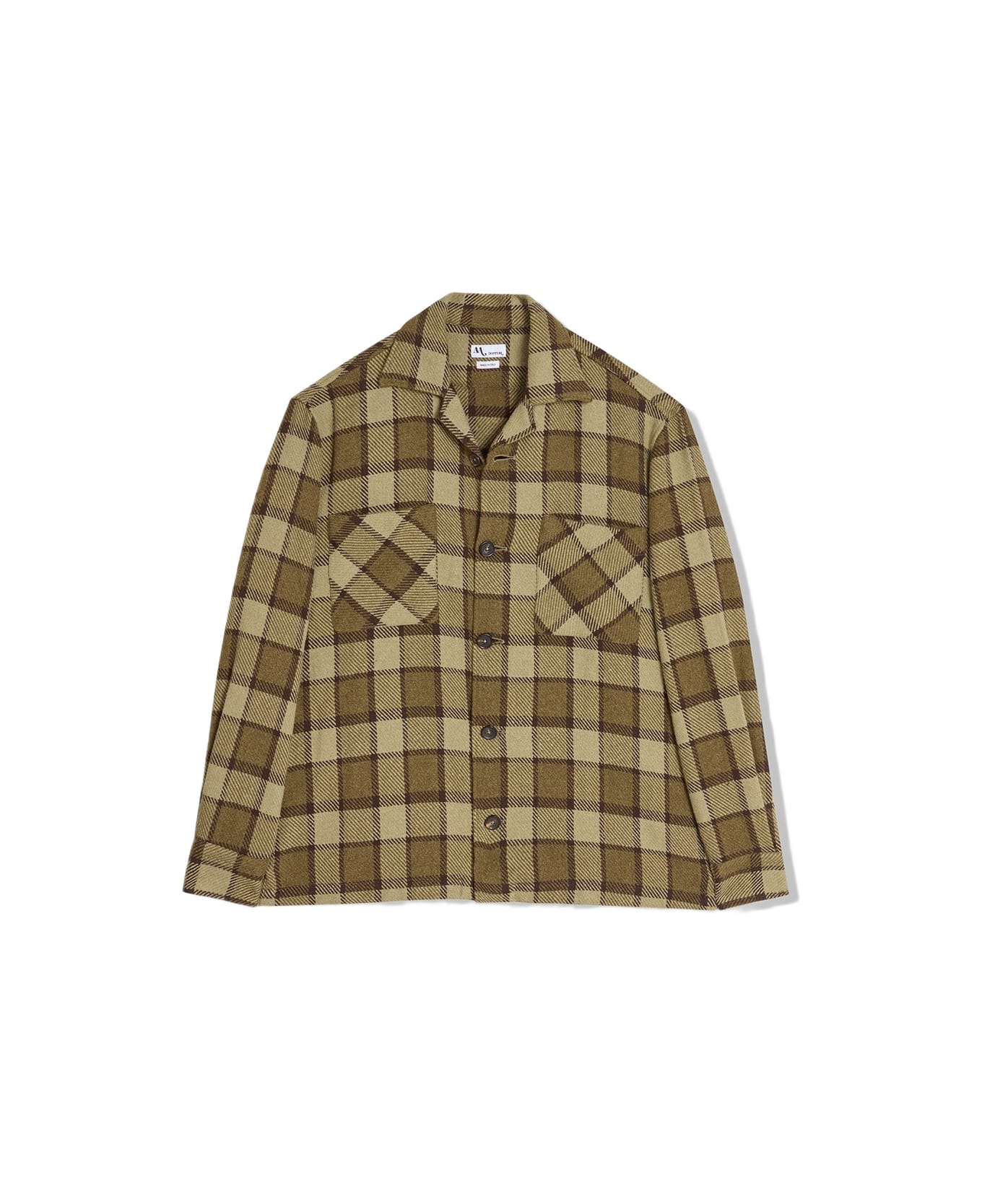 doppiaa Aabba Plaid Overshirt