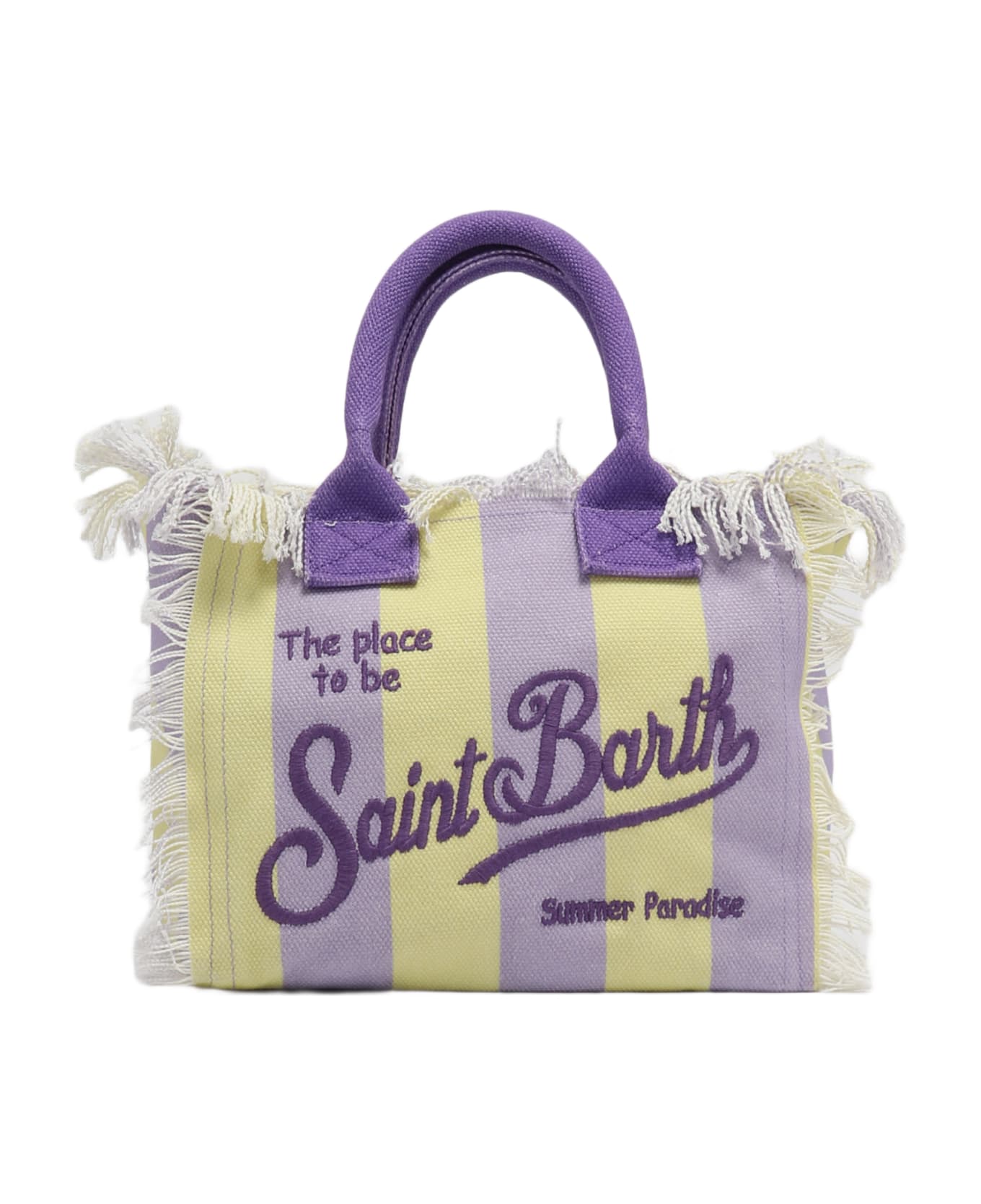 MC2 Saint Barth Handbag Shopping Bag - LILLA-GIALLO アクセサリー＆ギフト