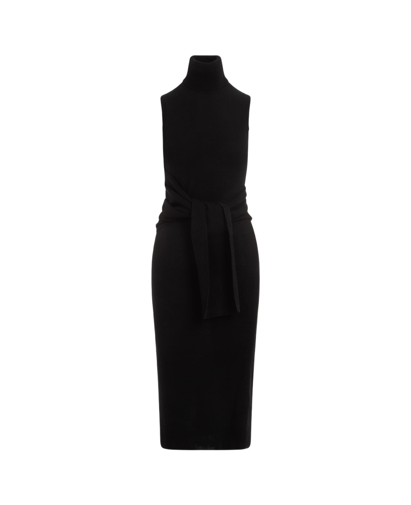 MM6 Maison Margiela Midi Dress - Black