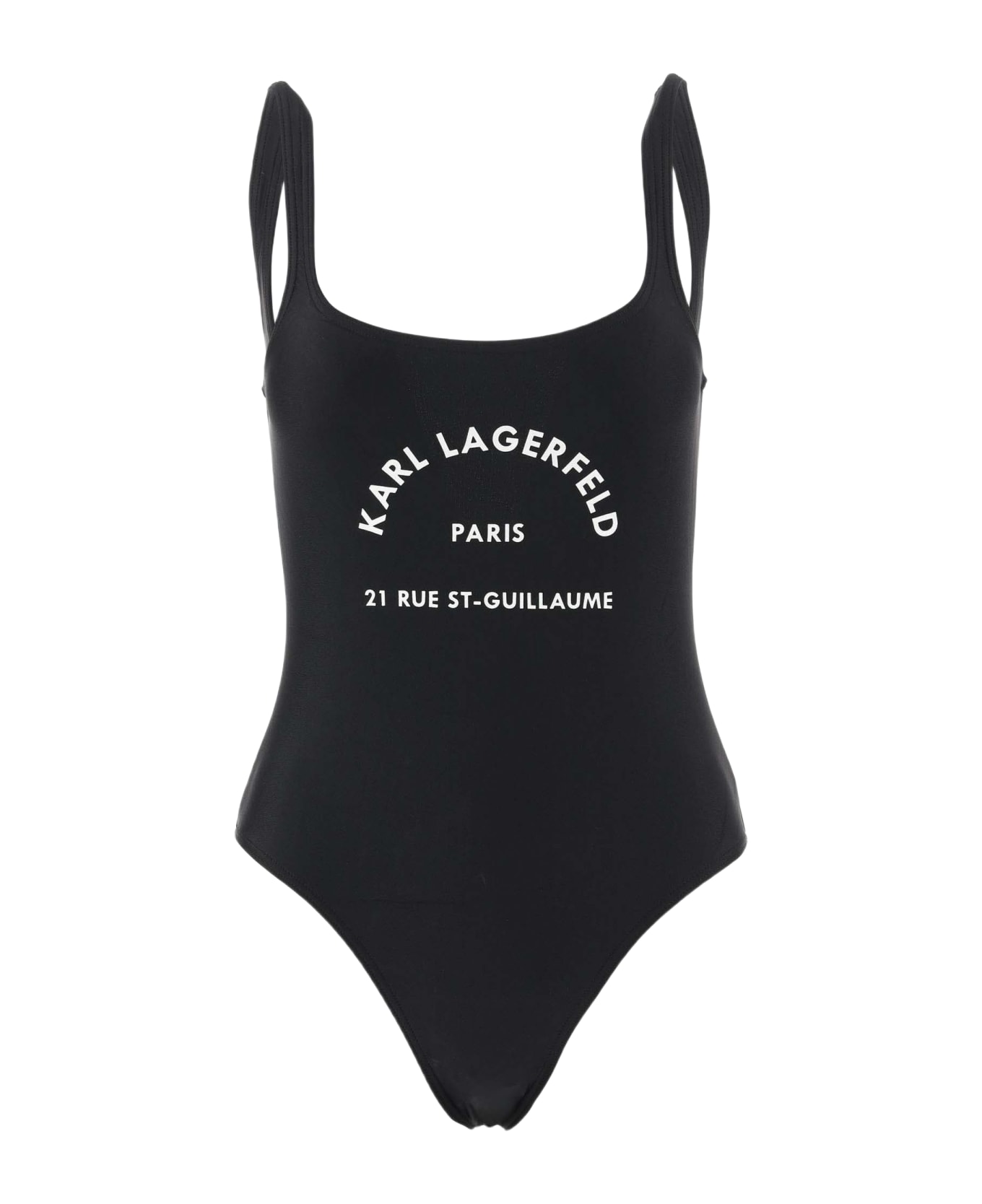 Karl Lagerfeld One-piece Swimsuit Rue St-guillaume - Black