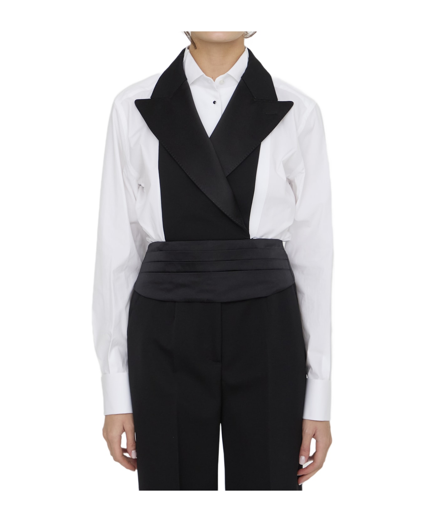 Dolce & Gabbana Silk Satin Vest - Black