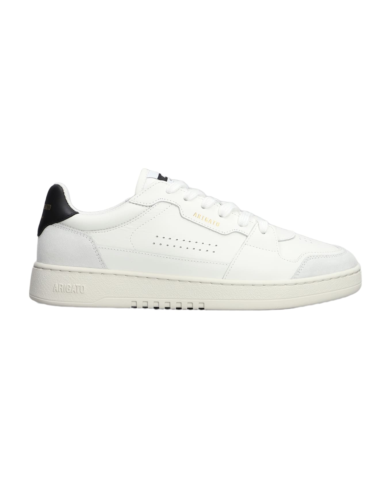 Axel Arigato Dice Lo Sneakers In White Suede And Leather - white