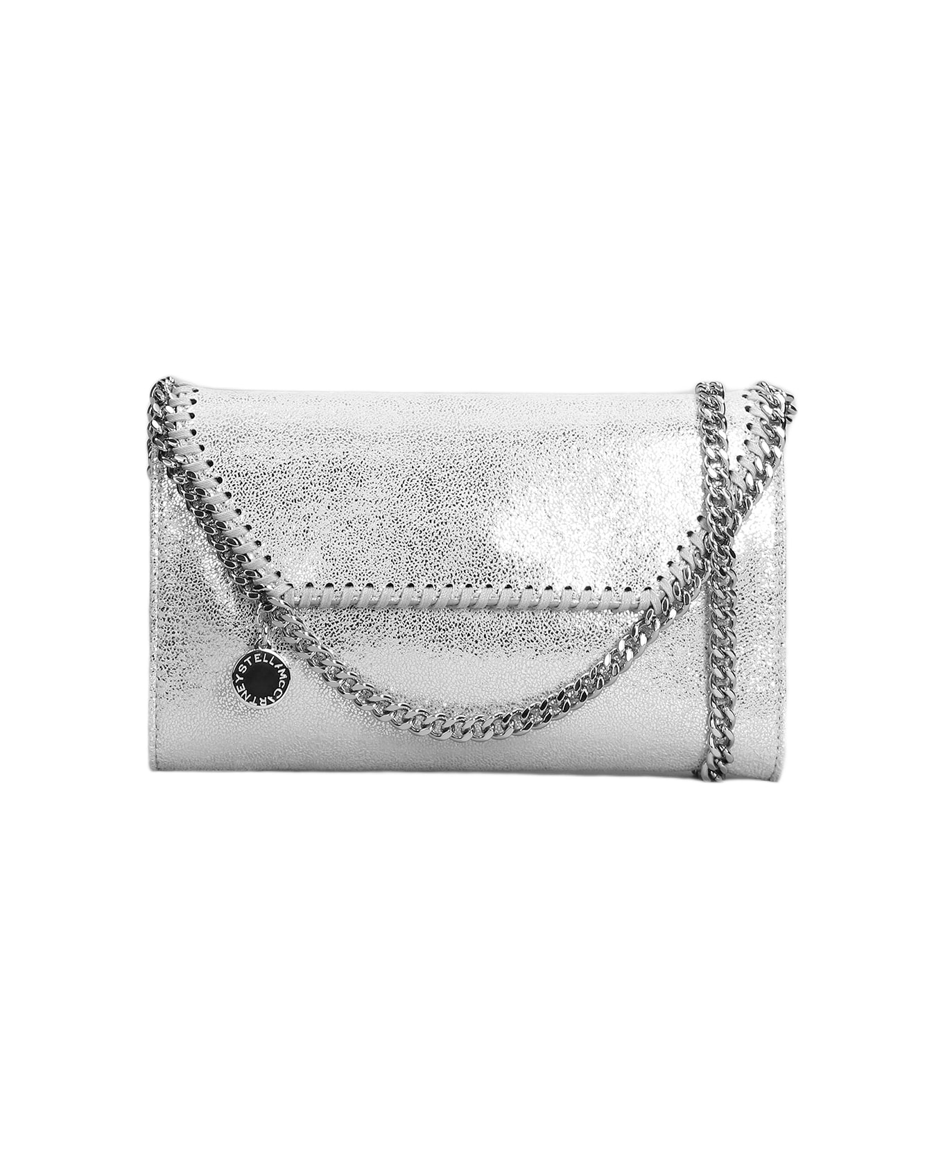 Stella McCartney Hand Bag In Silver Polyester - silver
