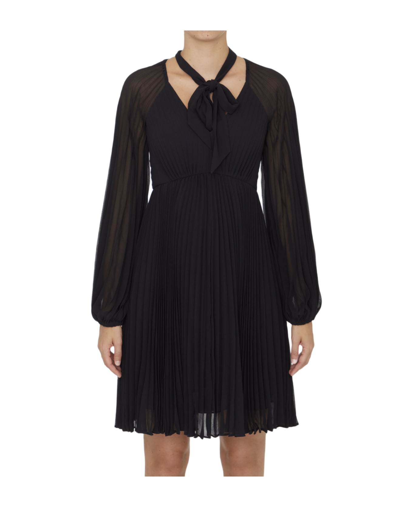 Zimmermann Sunray Pleated Dress - BLACK