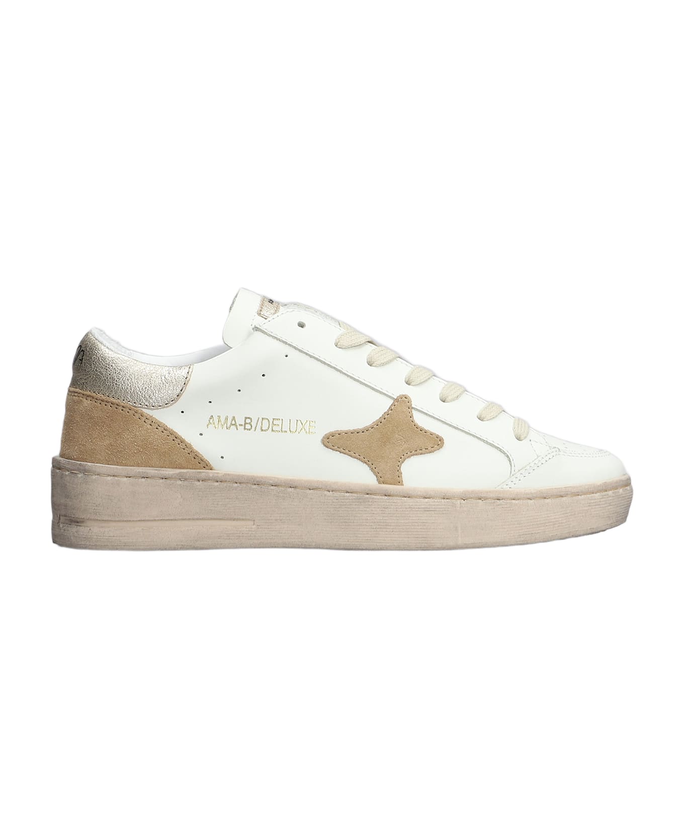 AMA-BRAND Sneakers In White Leather - white